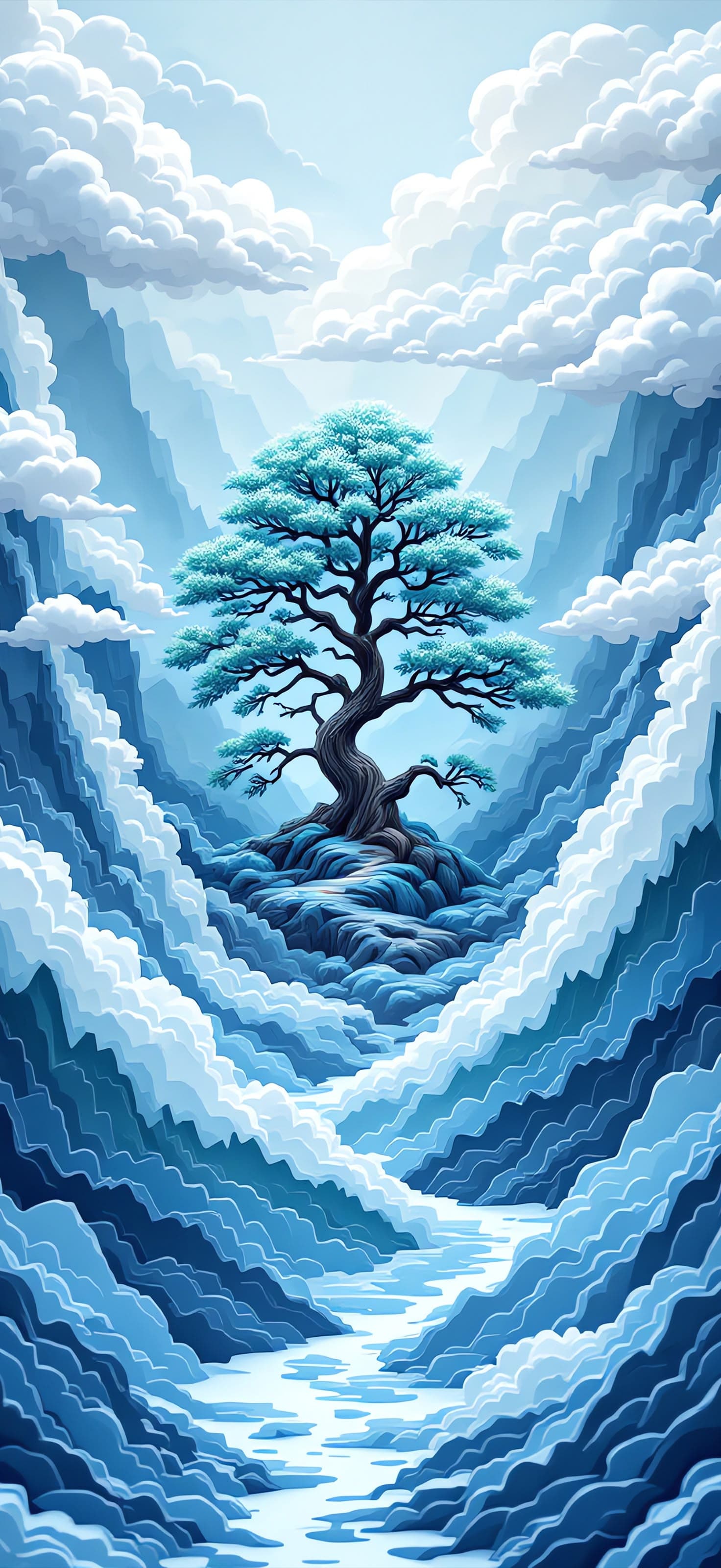 Mountain Stream - Pro phone wallpaper