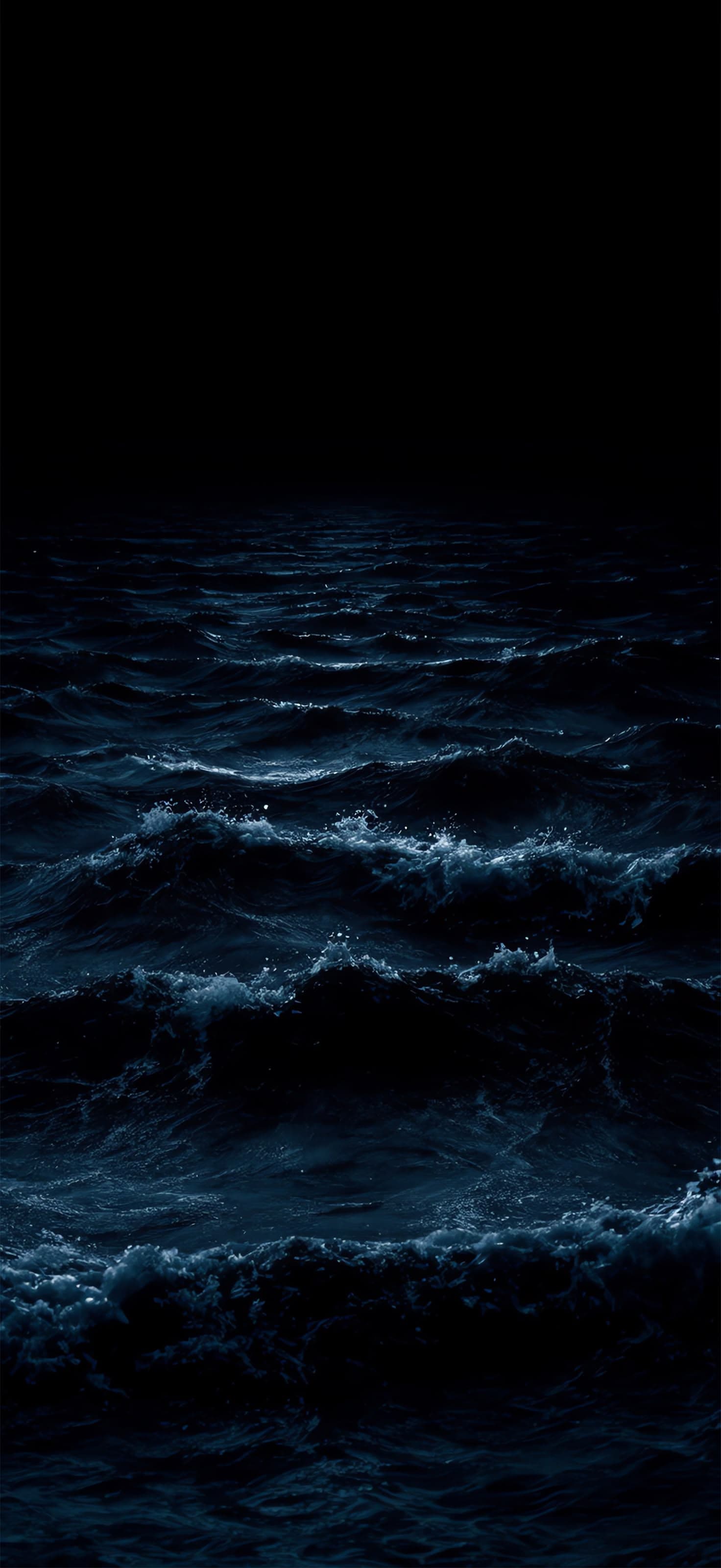 Dark Ocean Waves - Pro phone wallpaper