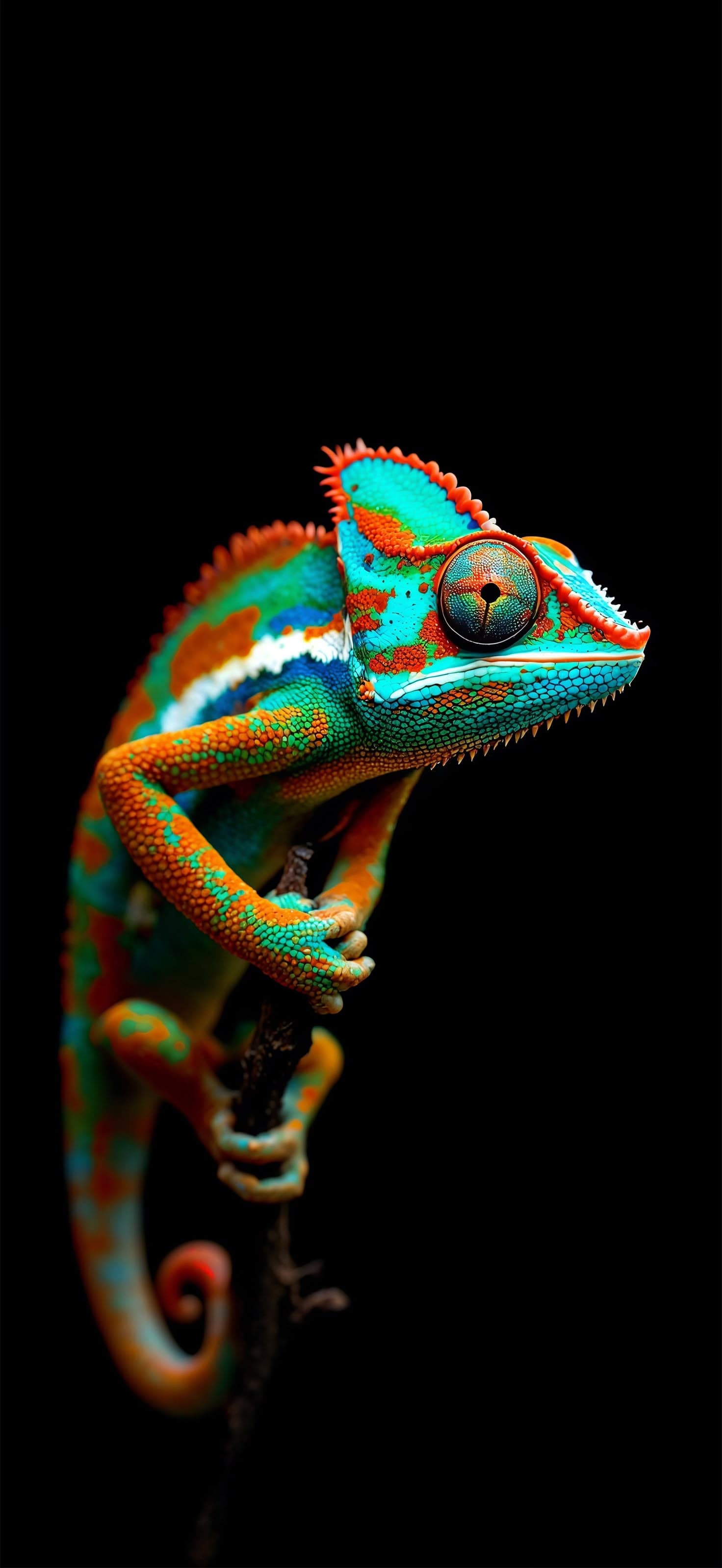 Colorful Chameleon - Pro phone wallpaper