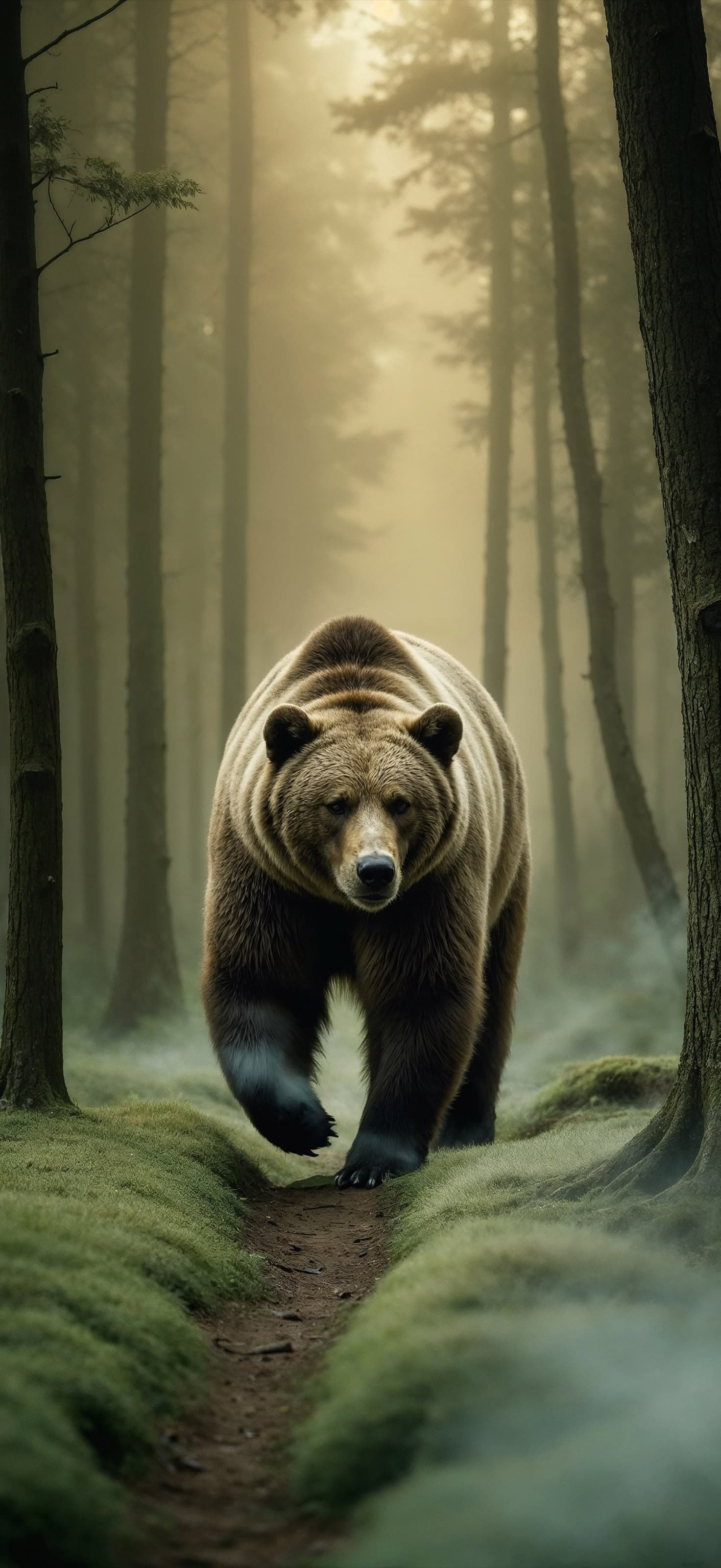 Bear Walking - Pro phone wallpaper