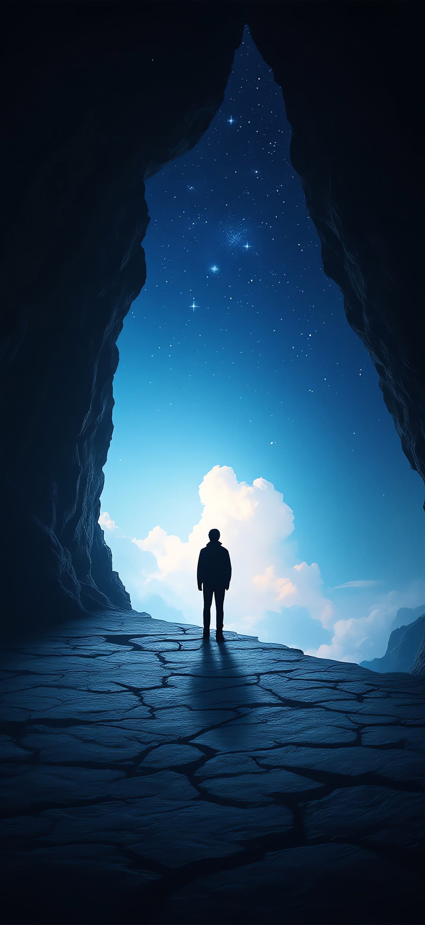 Cave of Stars - Pro phone wallpaper
