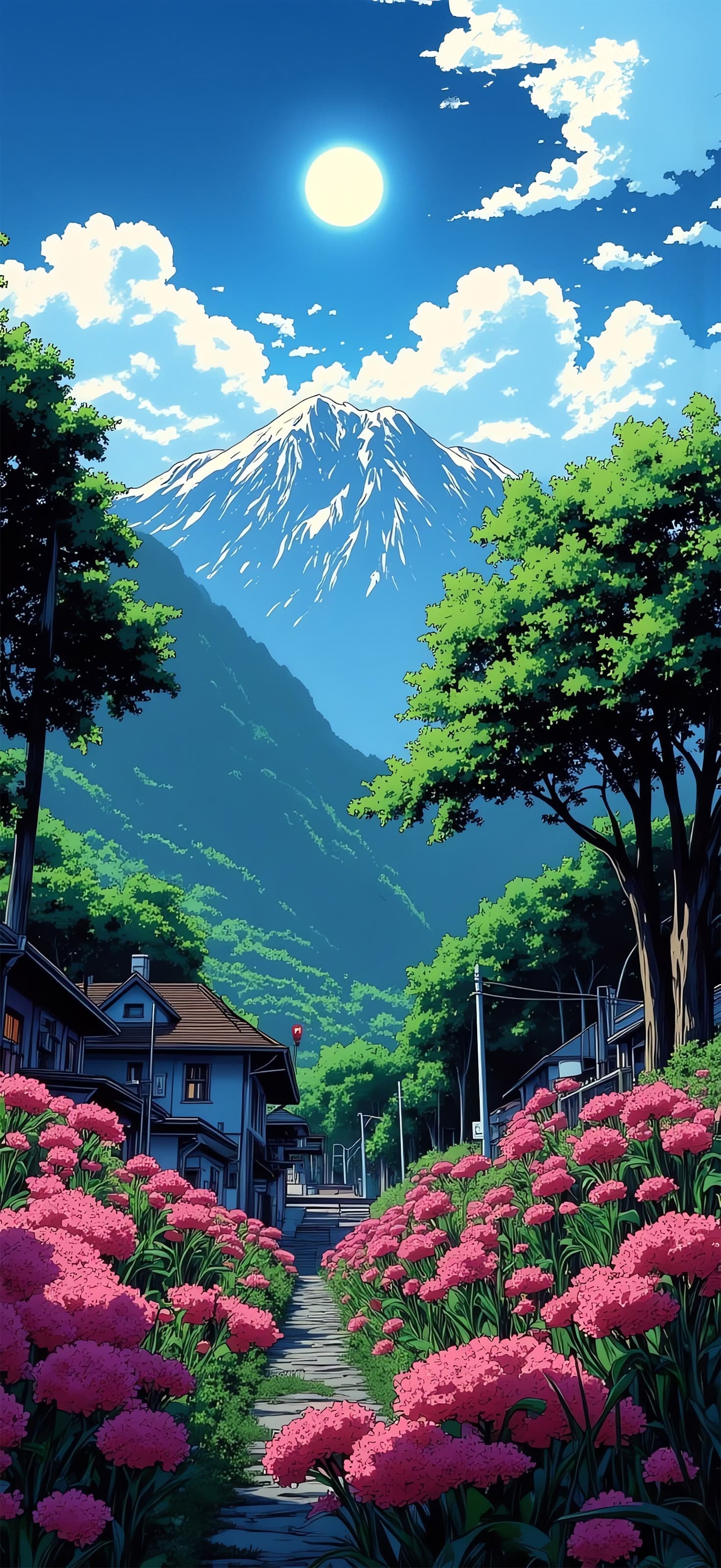 Mountain Path - Pro phone wallpaper