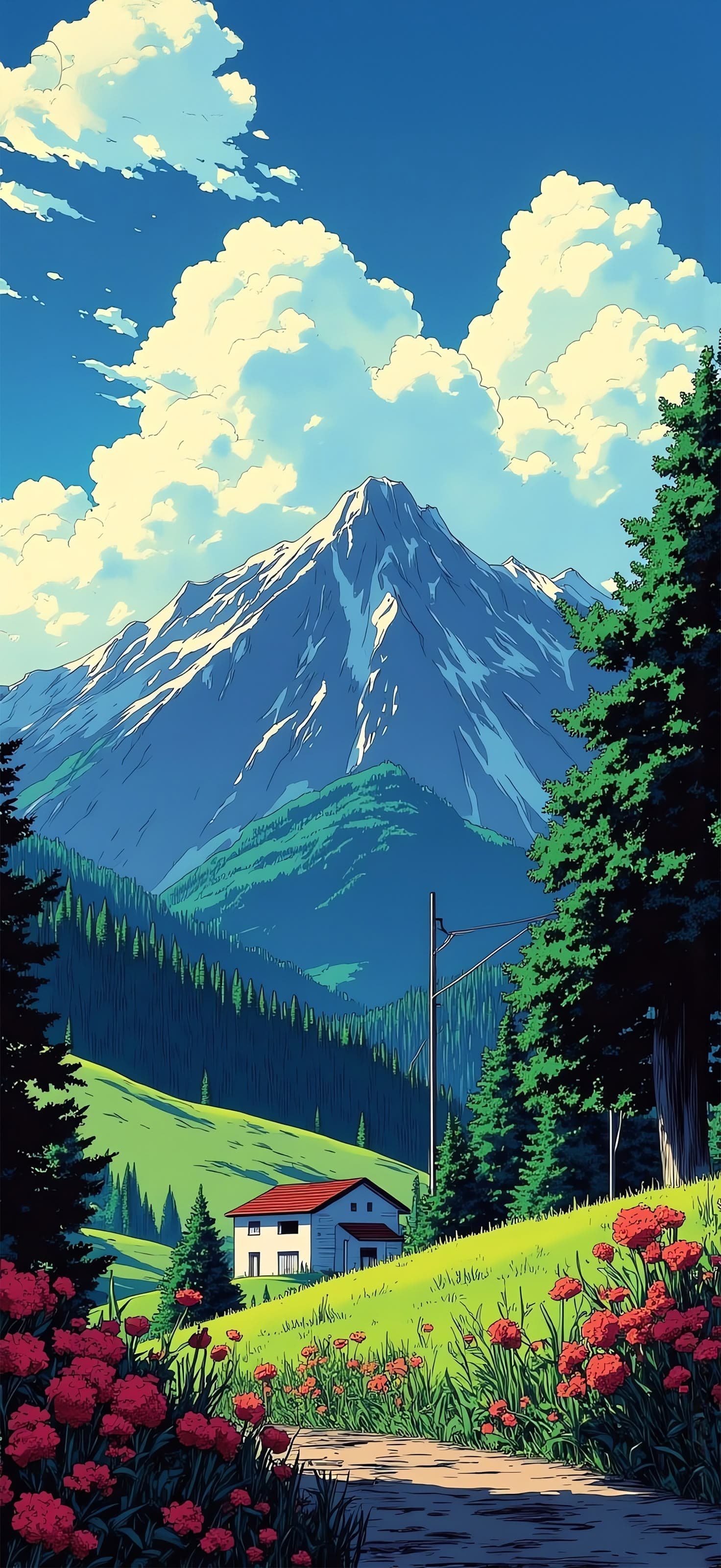 Mountain Serenity - Pro phone wallpaper