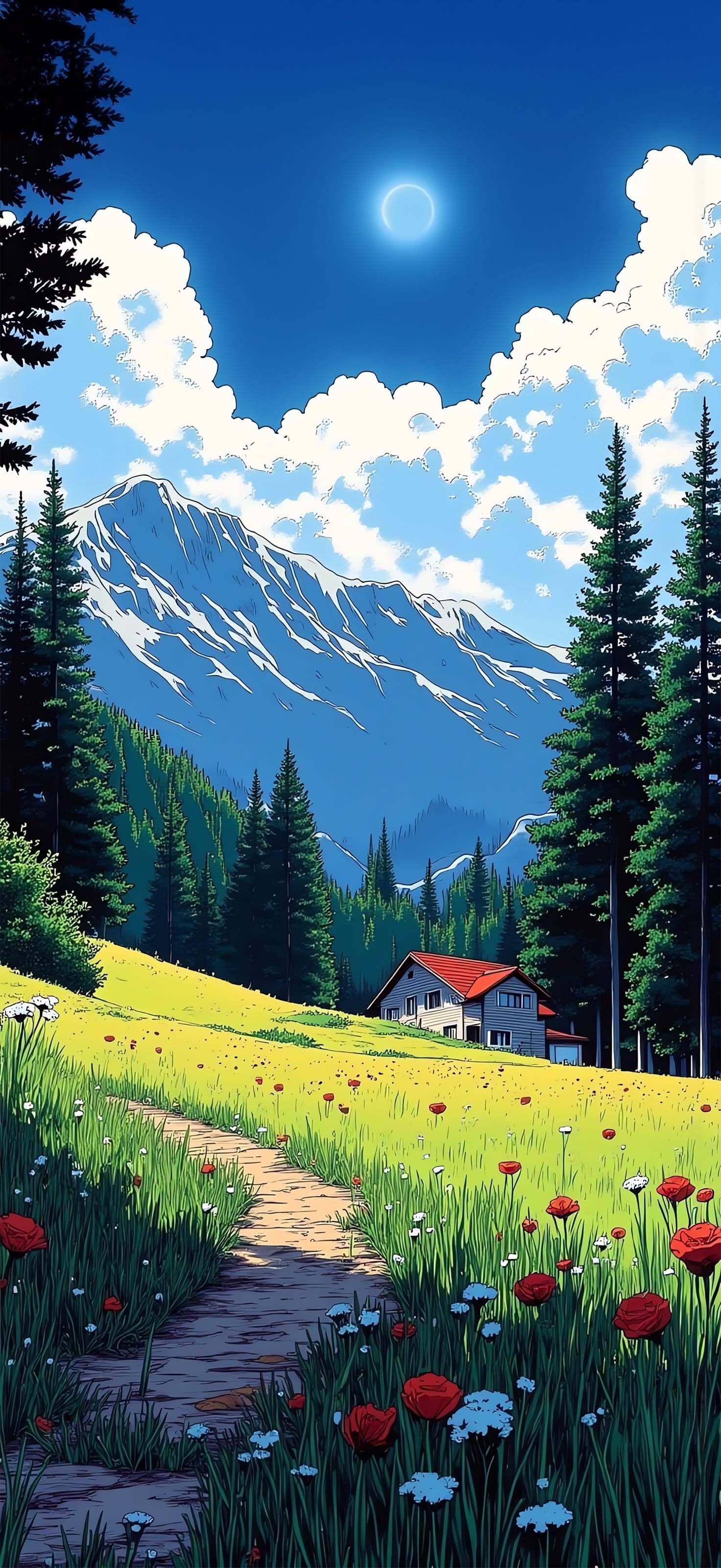Meadow View - Pro phone wallpaper