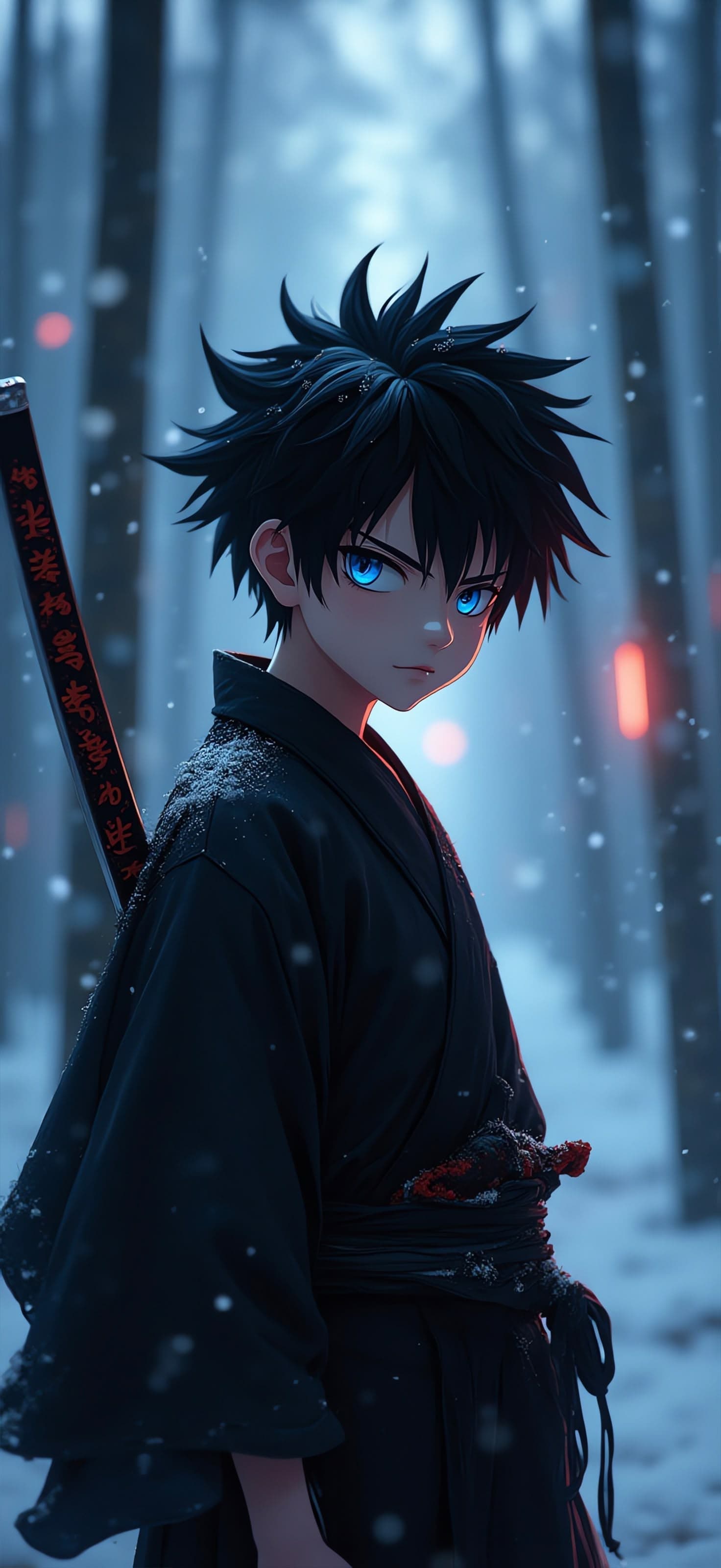 Determined Samurai - Pro phone wallpaper