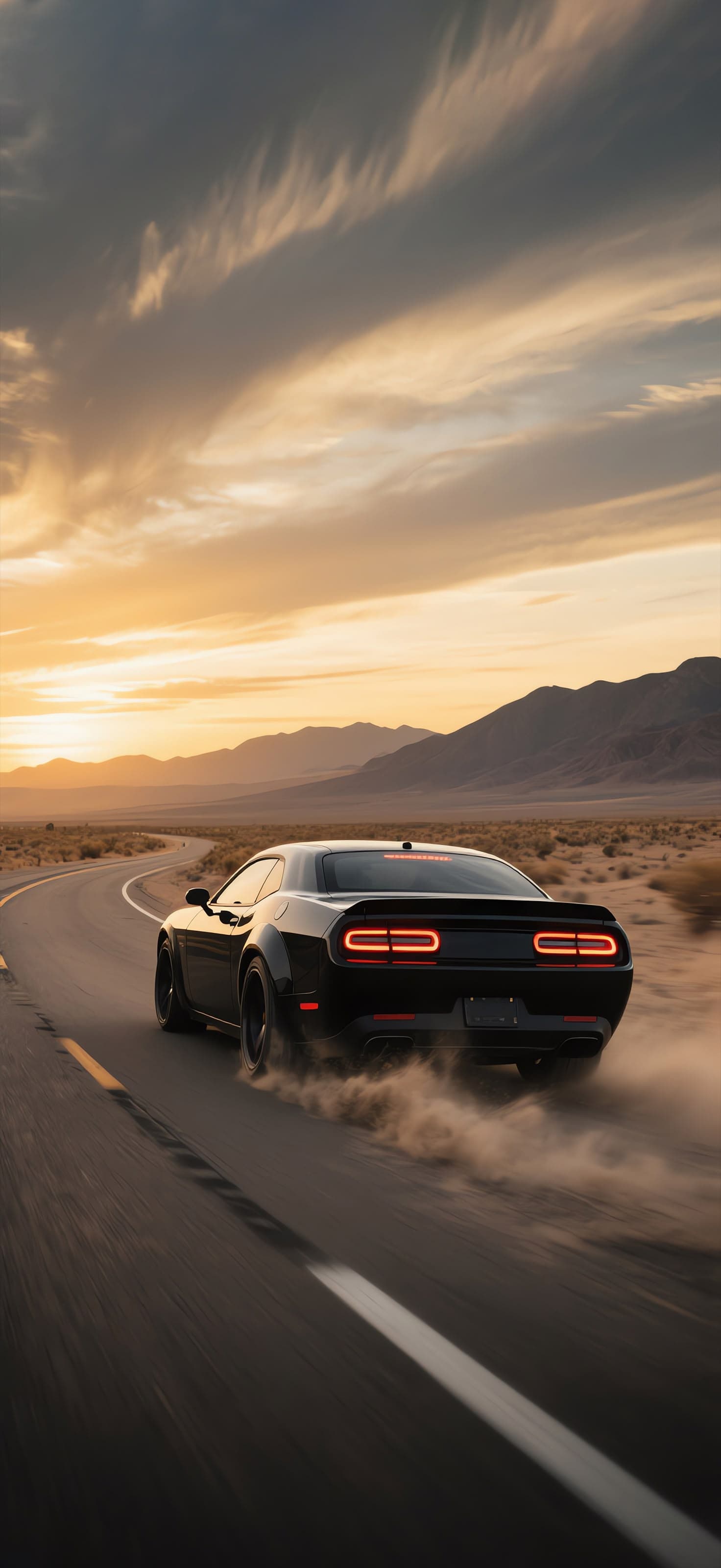 Desert Drive - Pro phone wallpaper