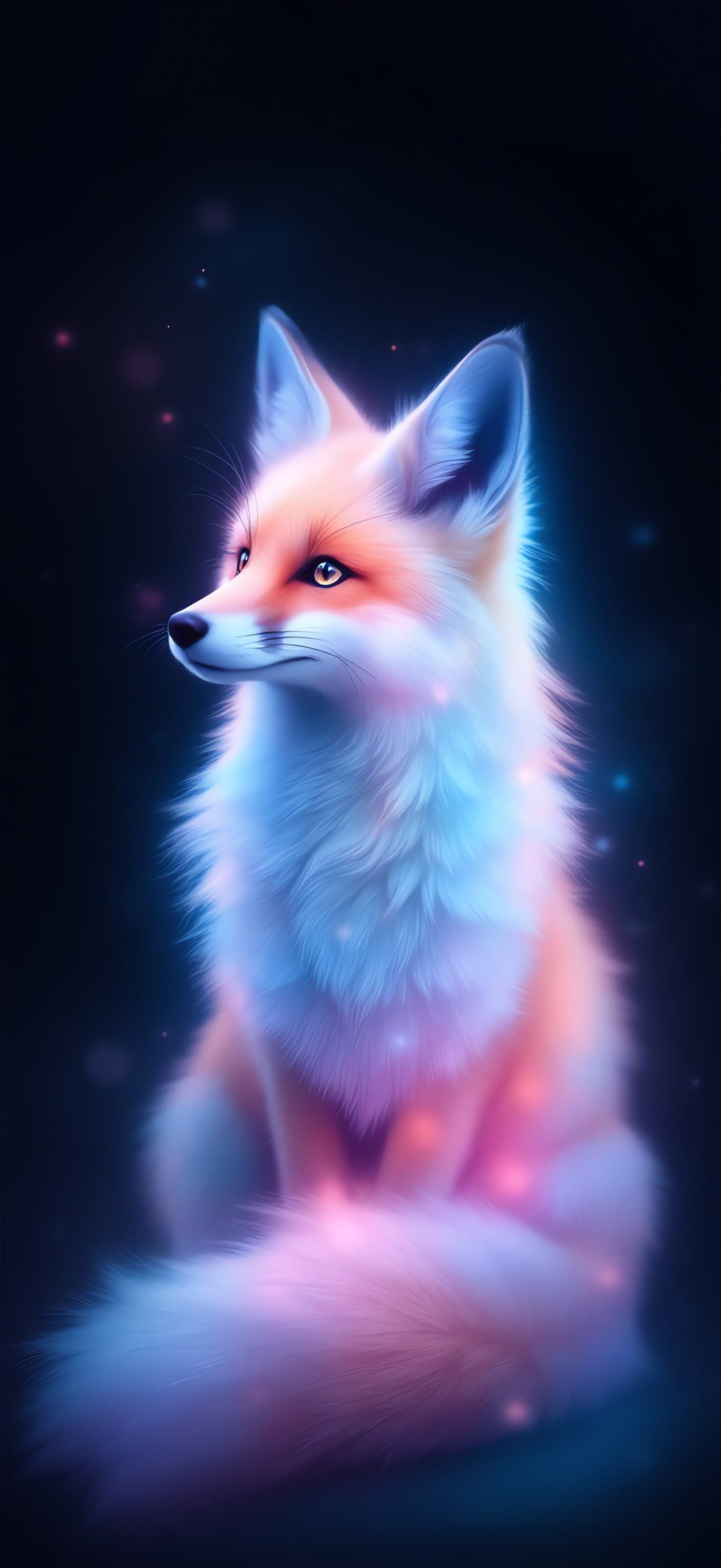 Dreamy fox 2 - Pro phone wallpaper