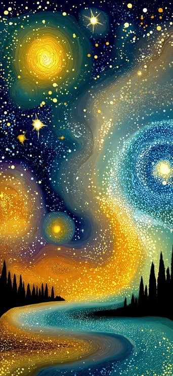 Starry Night Landscape - Pro phone wallpaper download