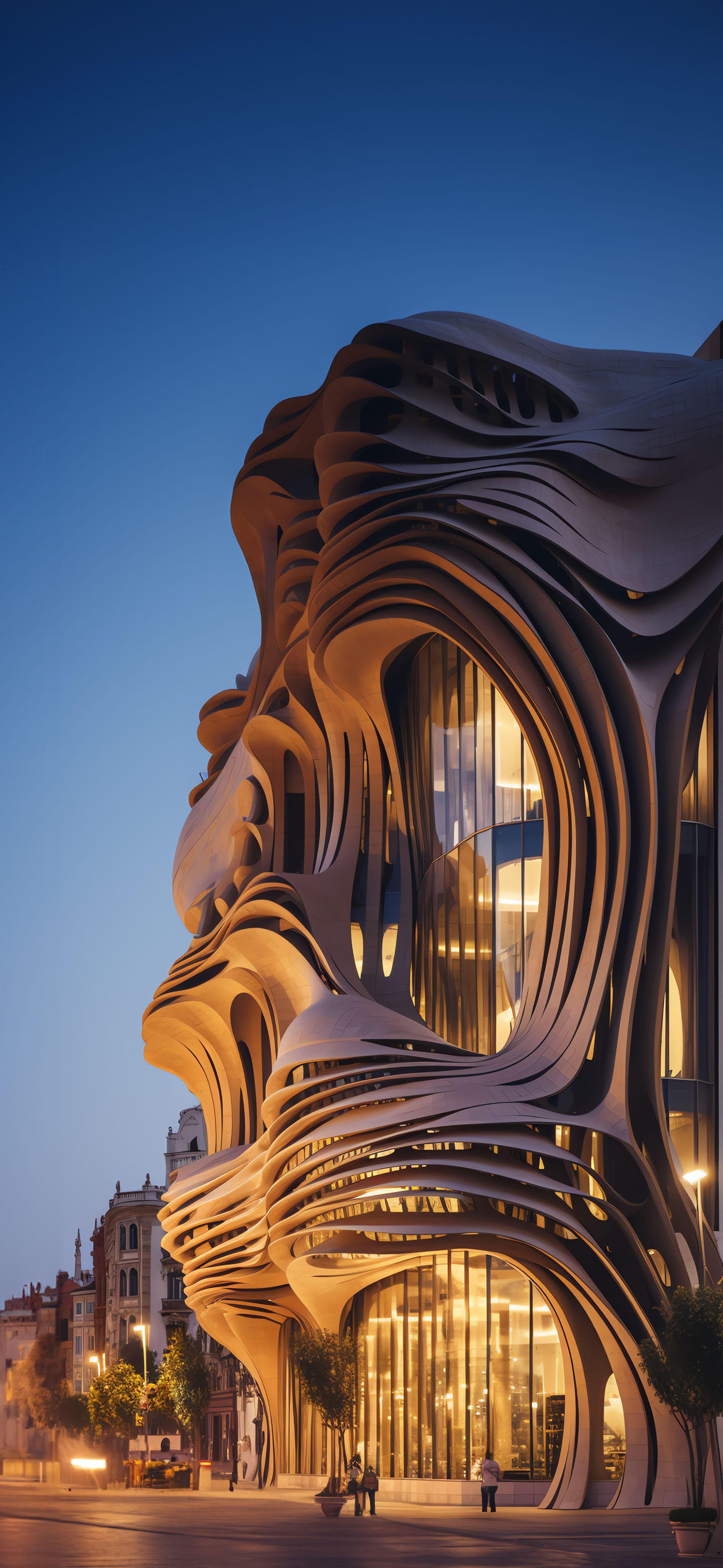 Abstract Building Design - Pro phone wallpaper