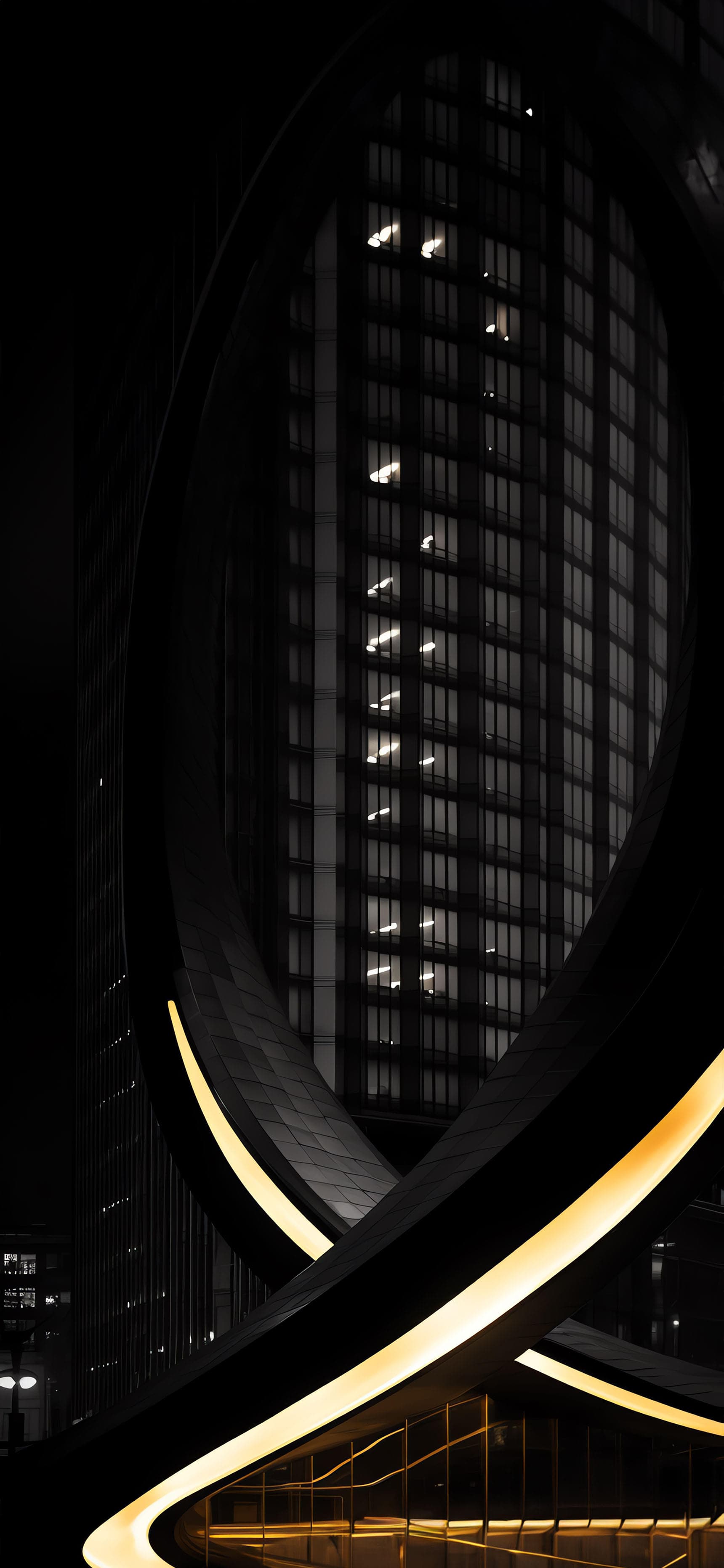 Framed Urban Building - Pro phone wallpaper