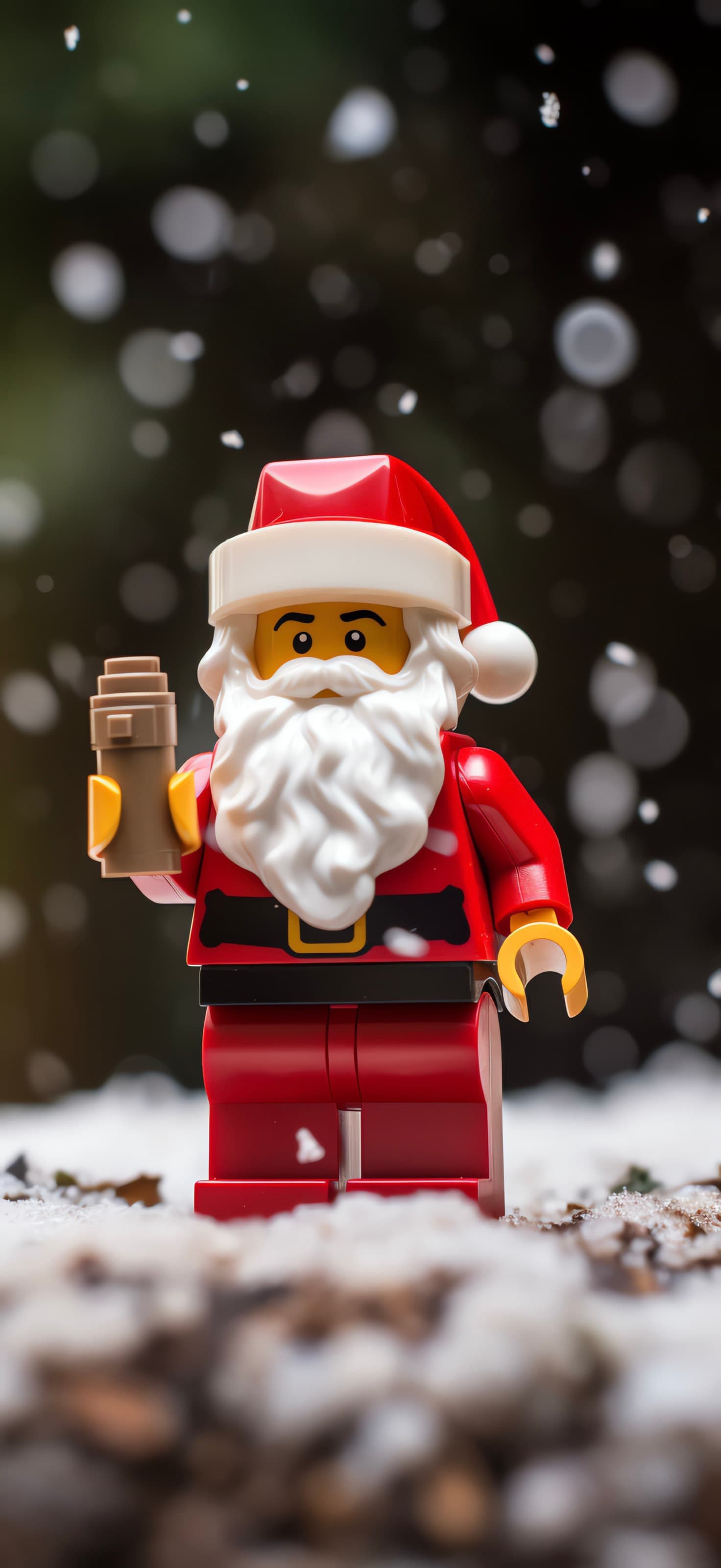 Lego Santa Snow - Pro phone wallpaper