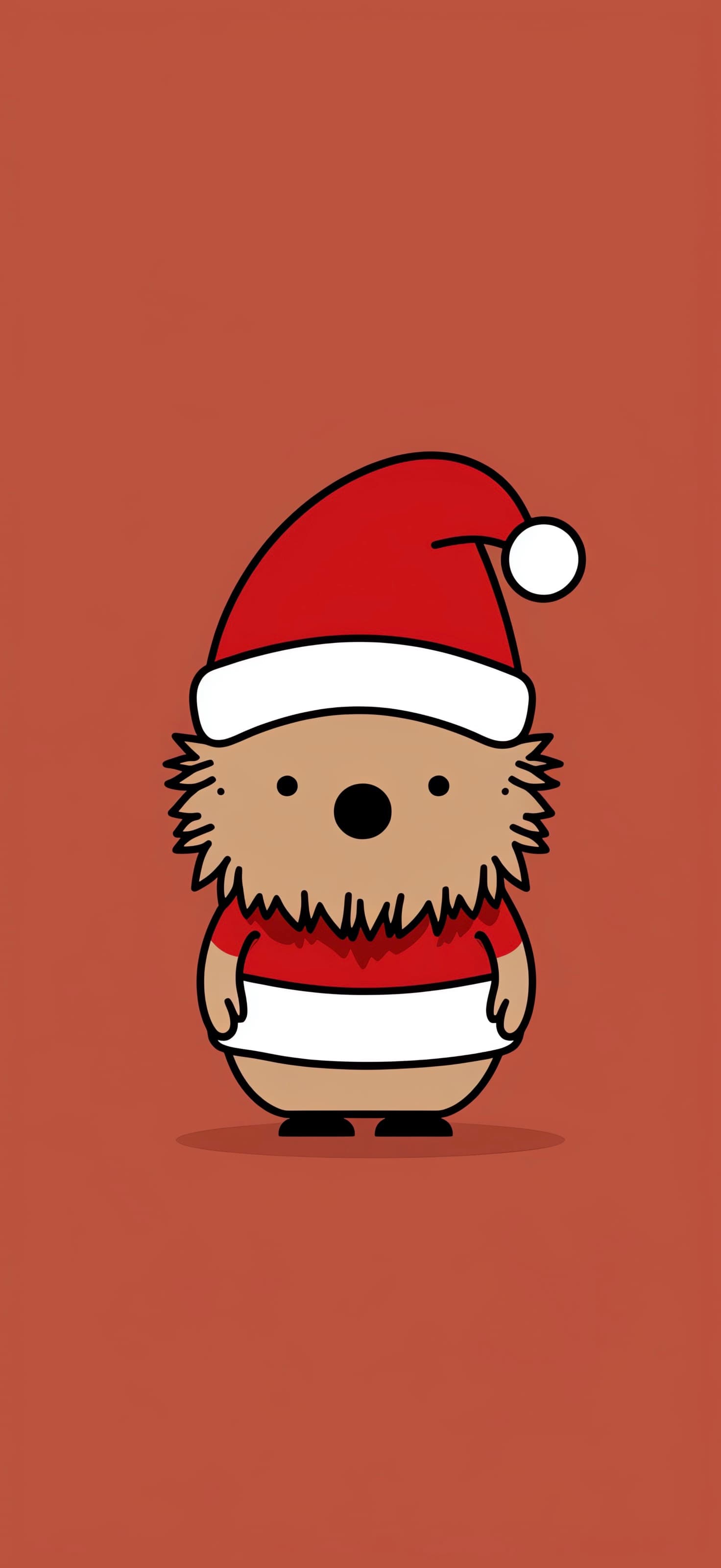 Christmas Koala Cartoon - Pro phone wallpaper