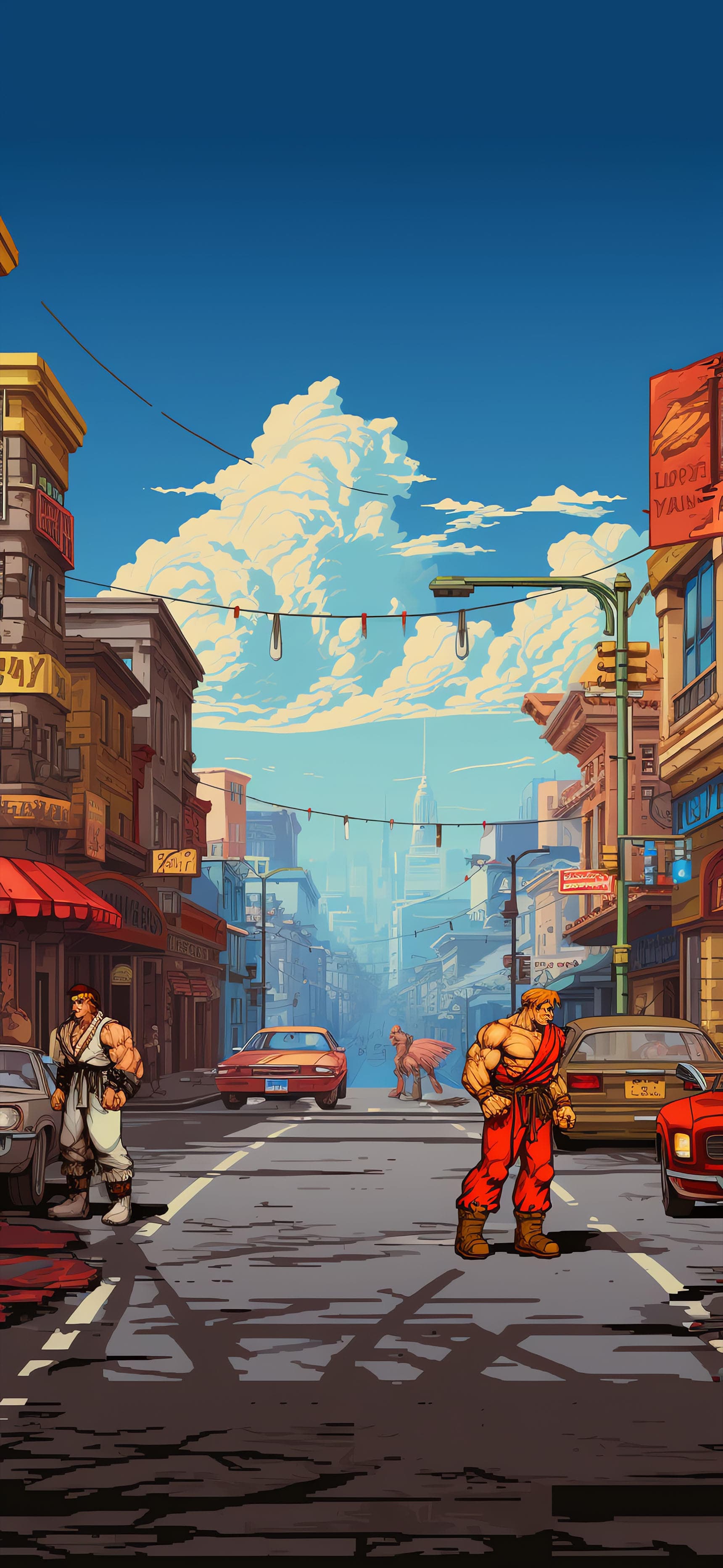 City Brawl - Pro phone wallpaper