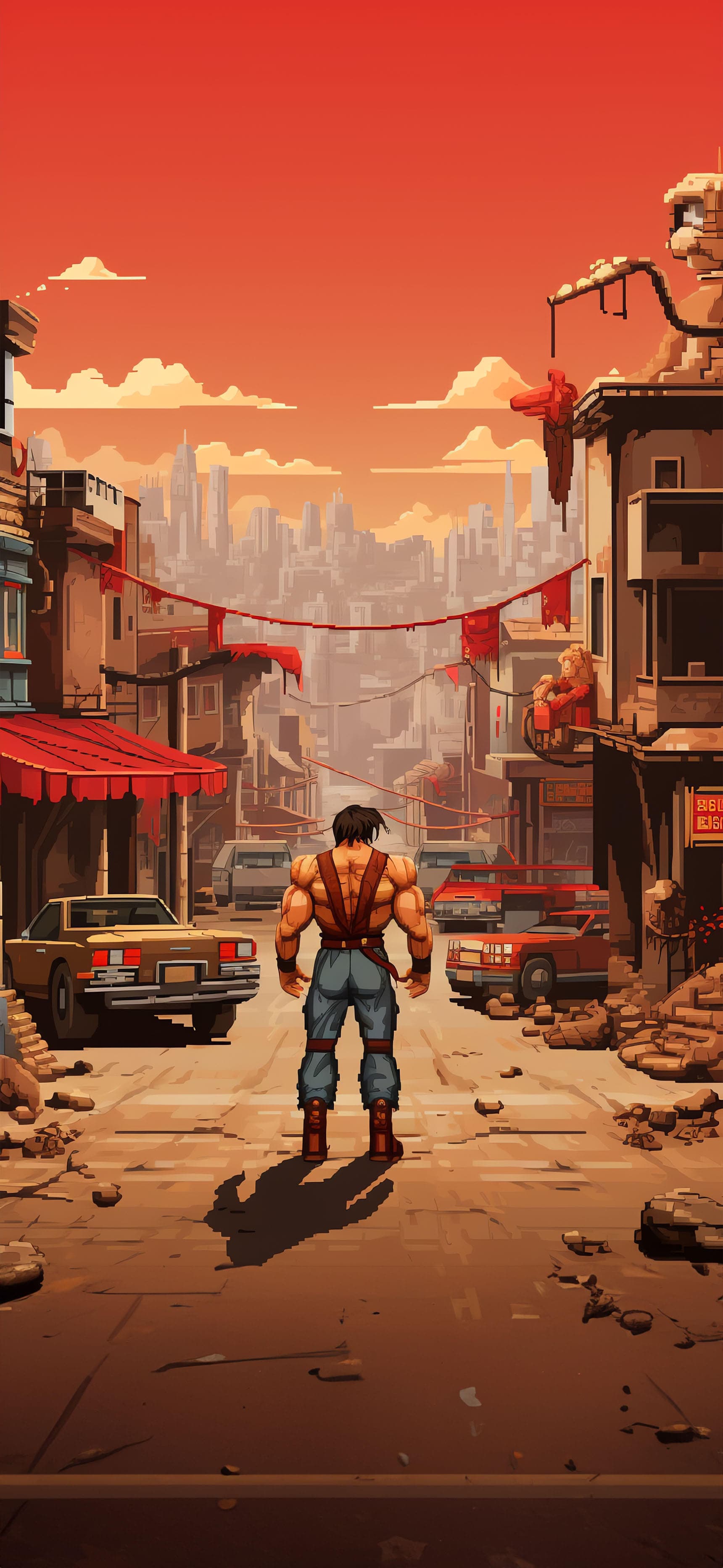 Wasteland Warrior - Pro phone wallpaper