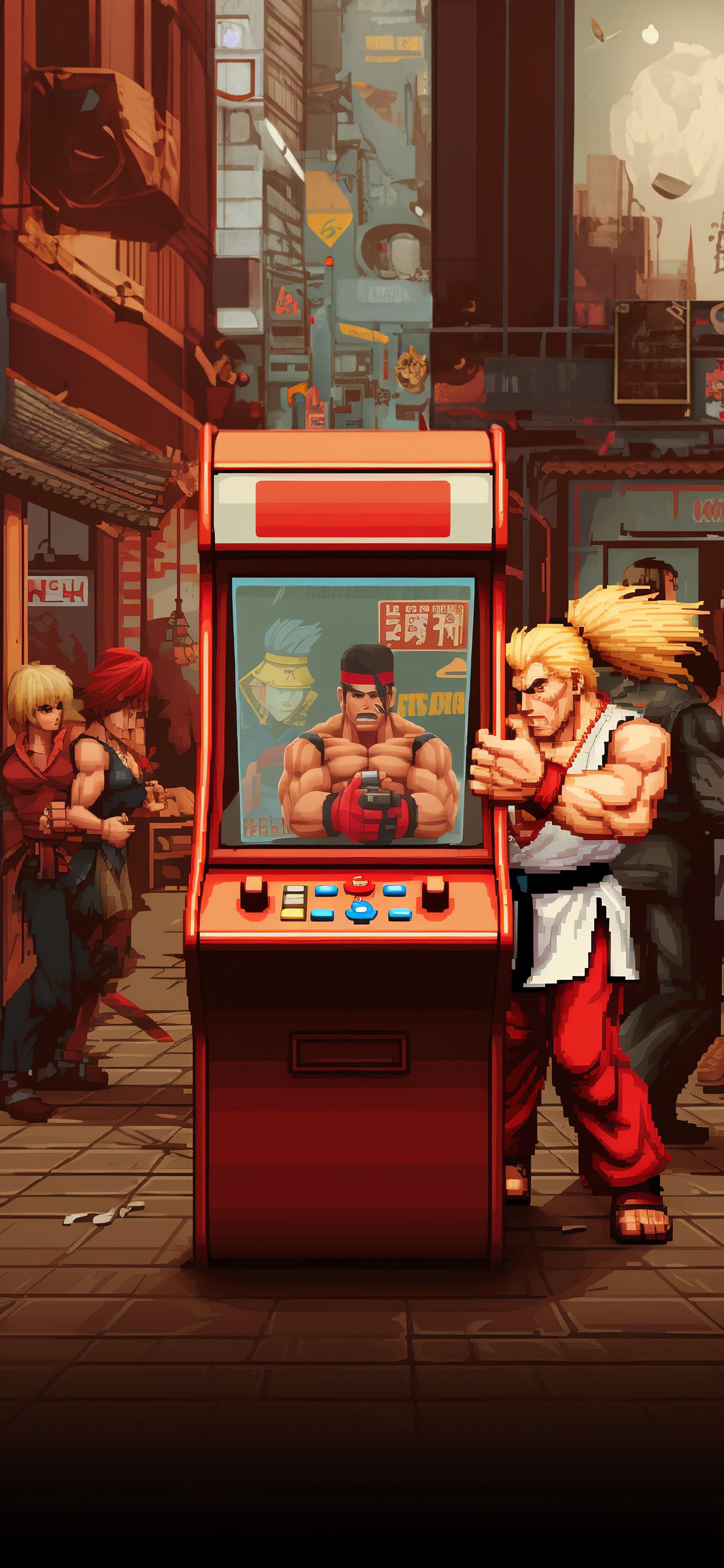 Arcade Scene - Pro phone wallpaper
