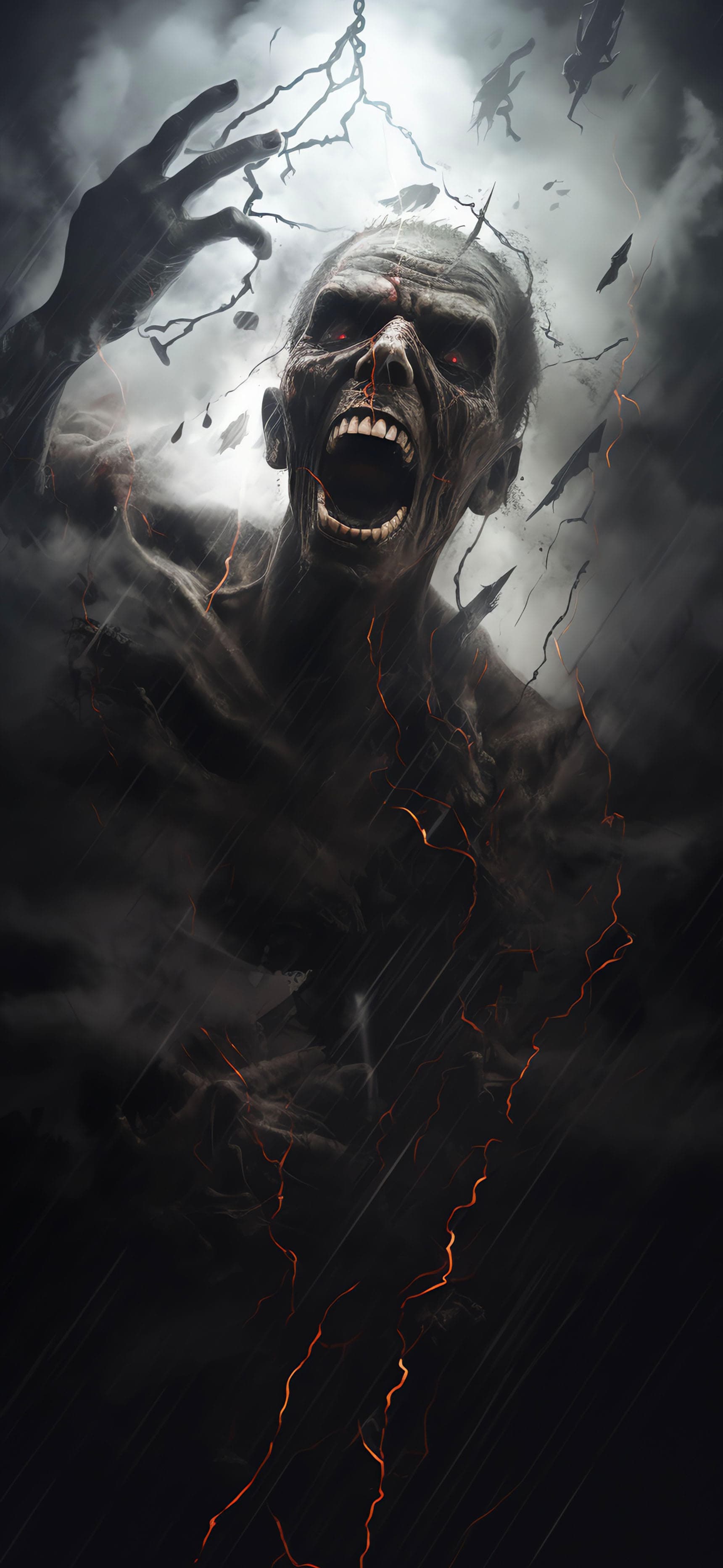 Zombie Apocalypse Cartoon - Pro phone wallpaper