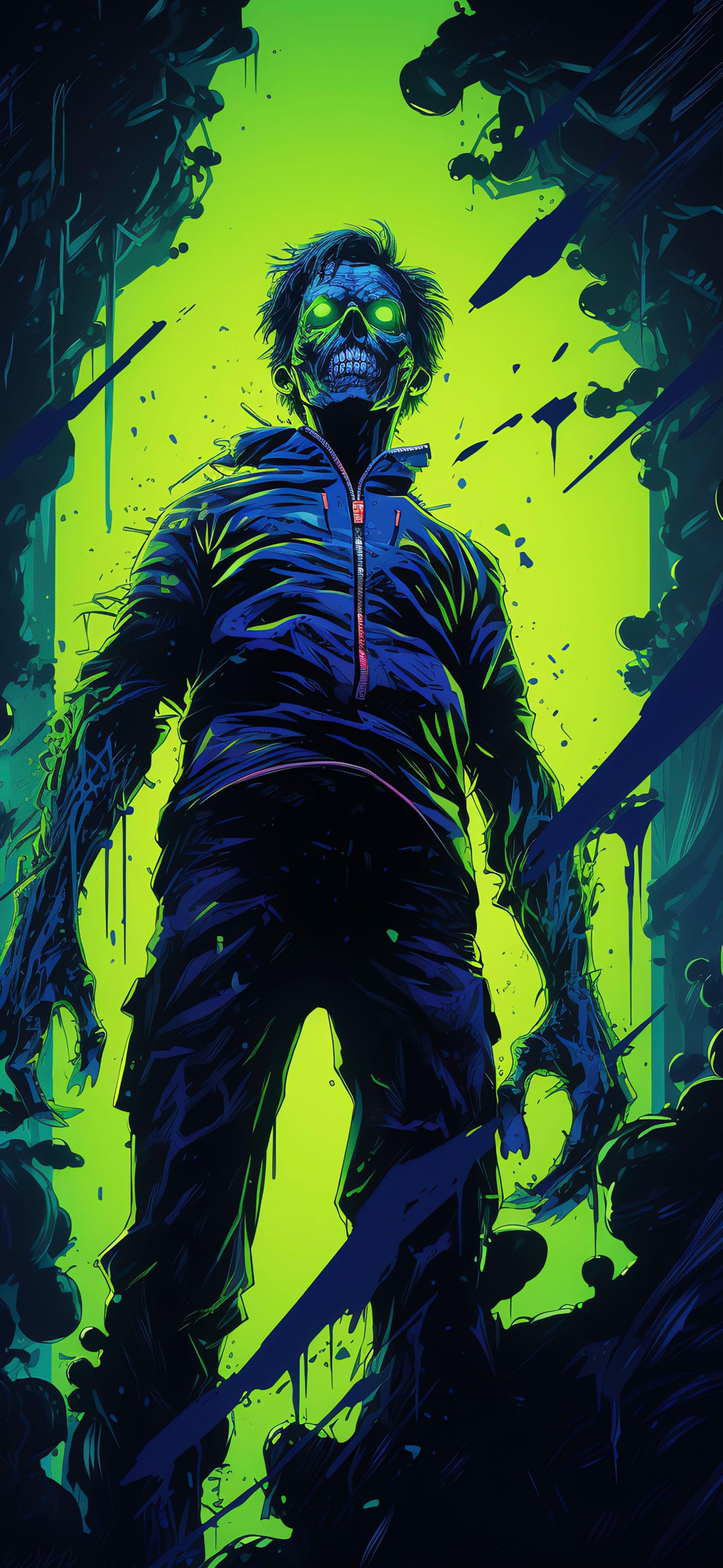 Screaming Dark Entity - Pro phone wallpaper