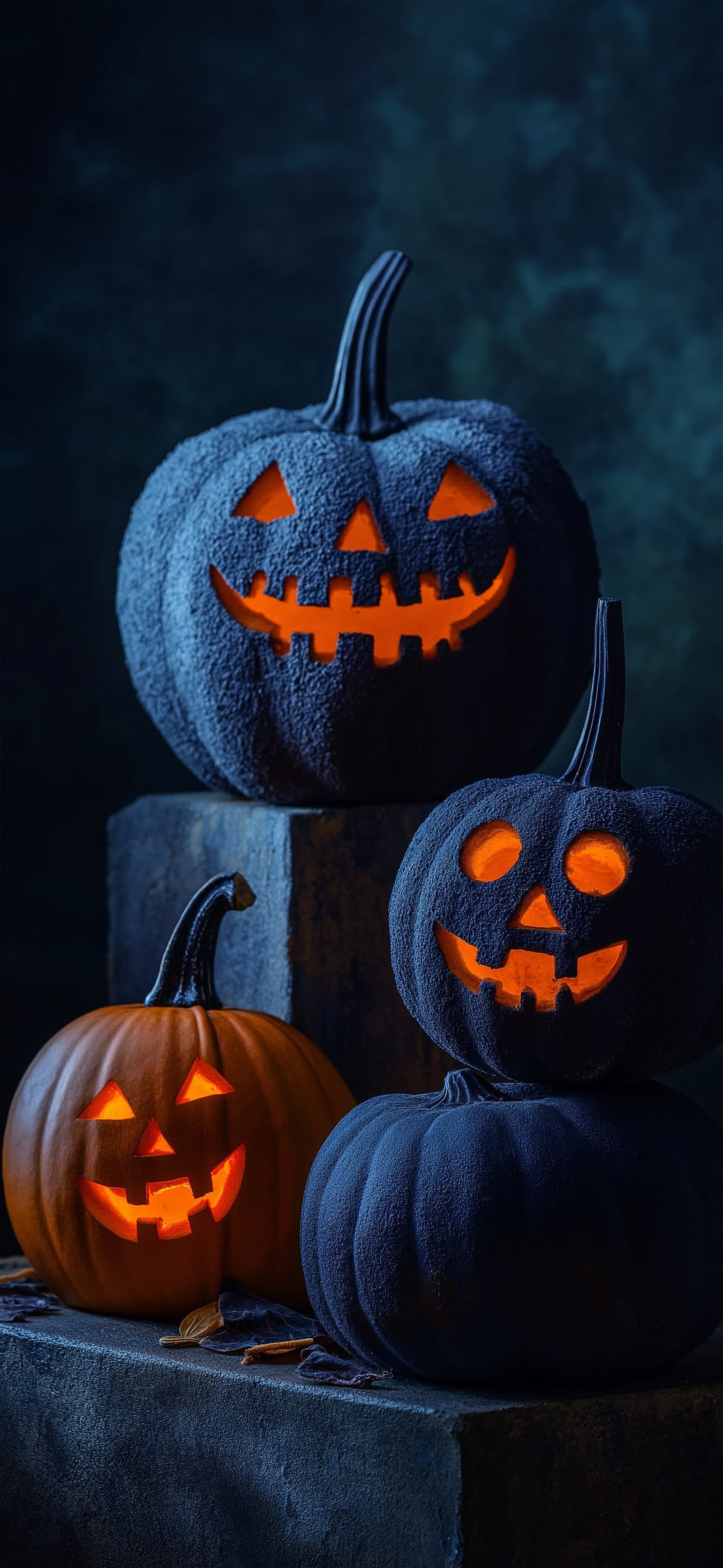 Stacked Pumpkins - Pro phone wallpaper