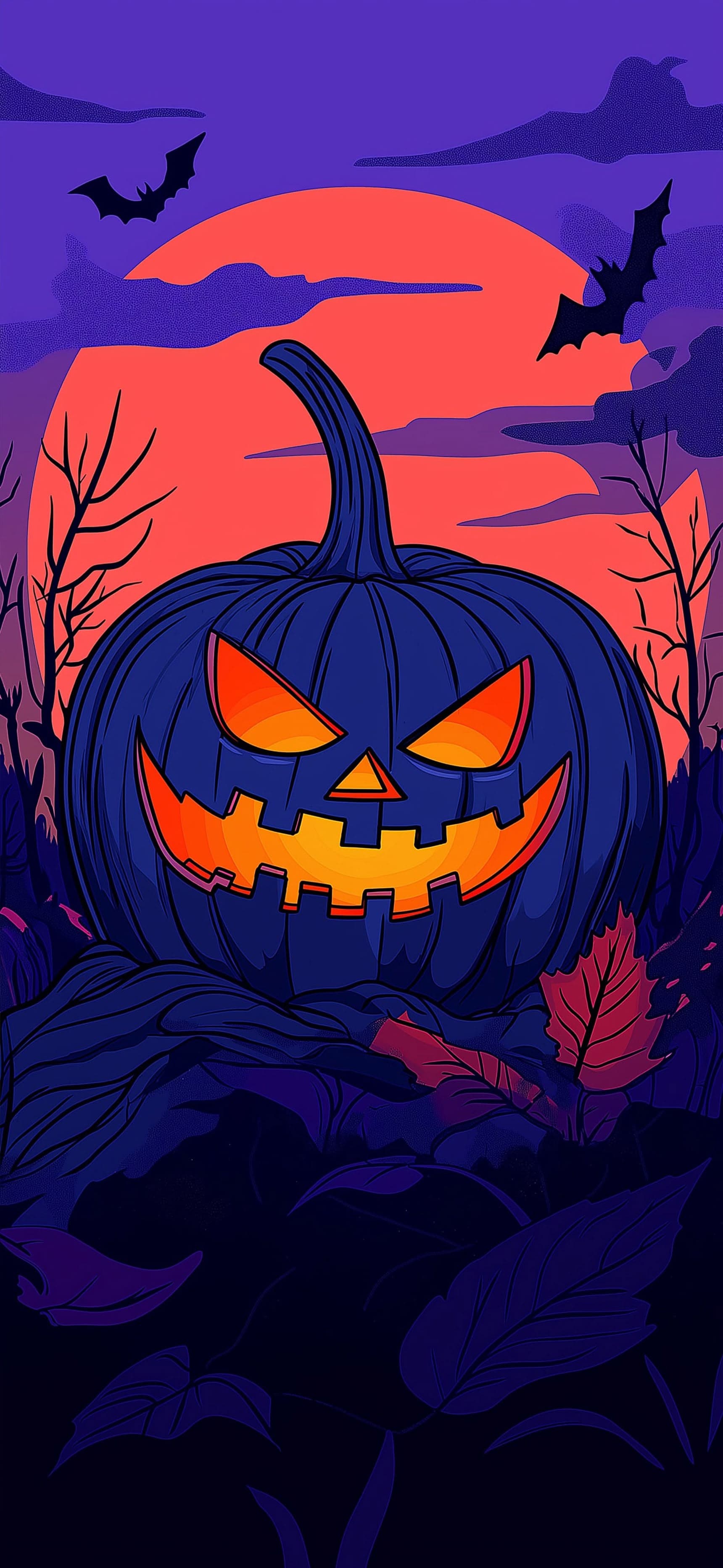 Twilight Pumpkin - Pro phone wallpaper