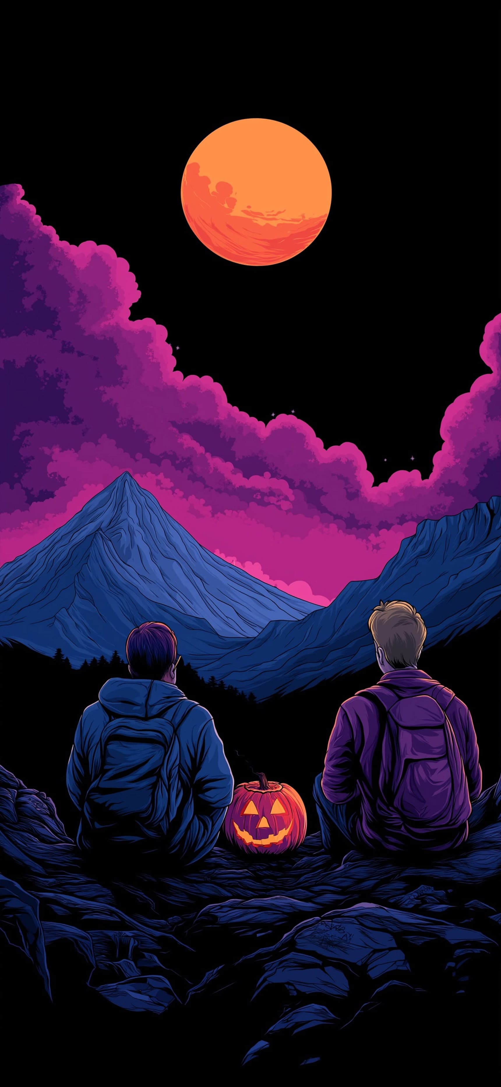 Moon Camp - Pro phone wallpaper