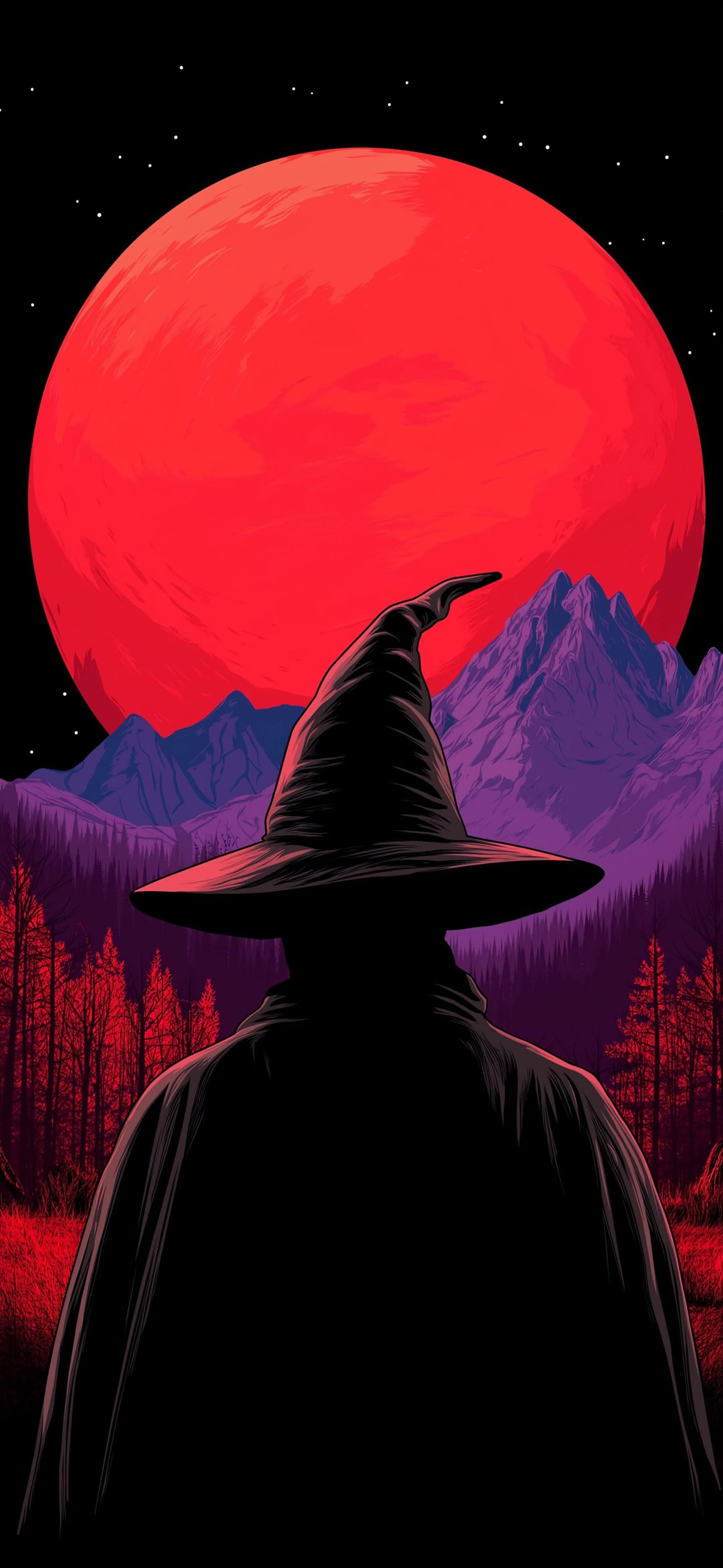 Scarlet Wizard - Pro phone wallpaper