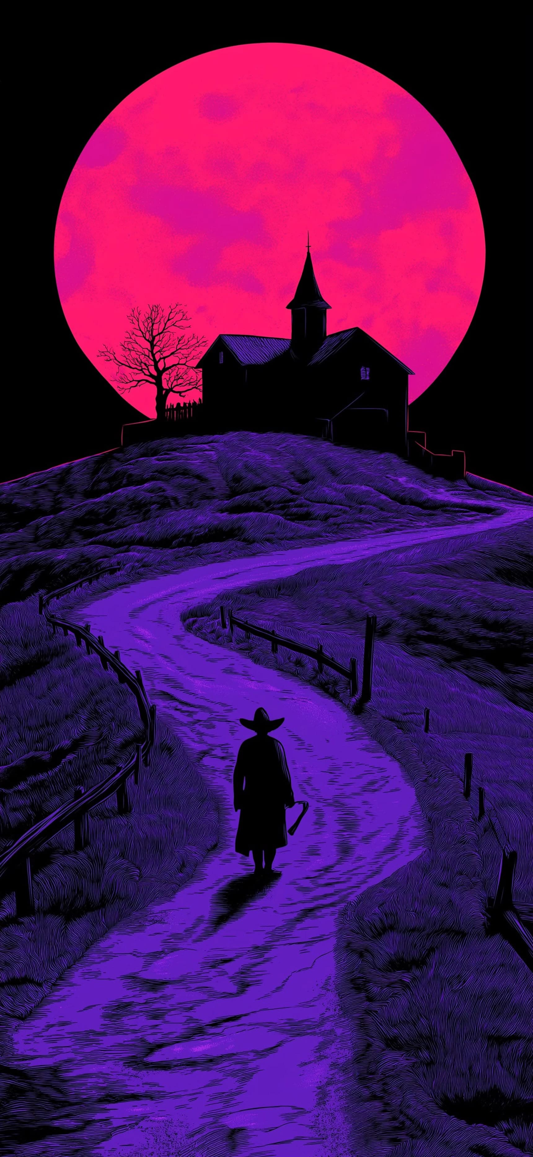 Haunted Path - Pro phone wallpaper
