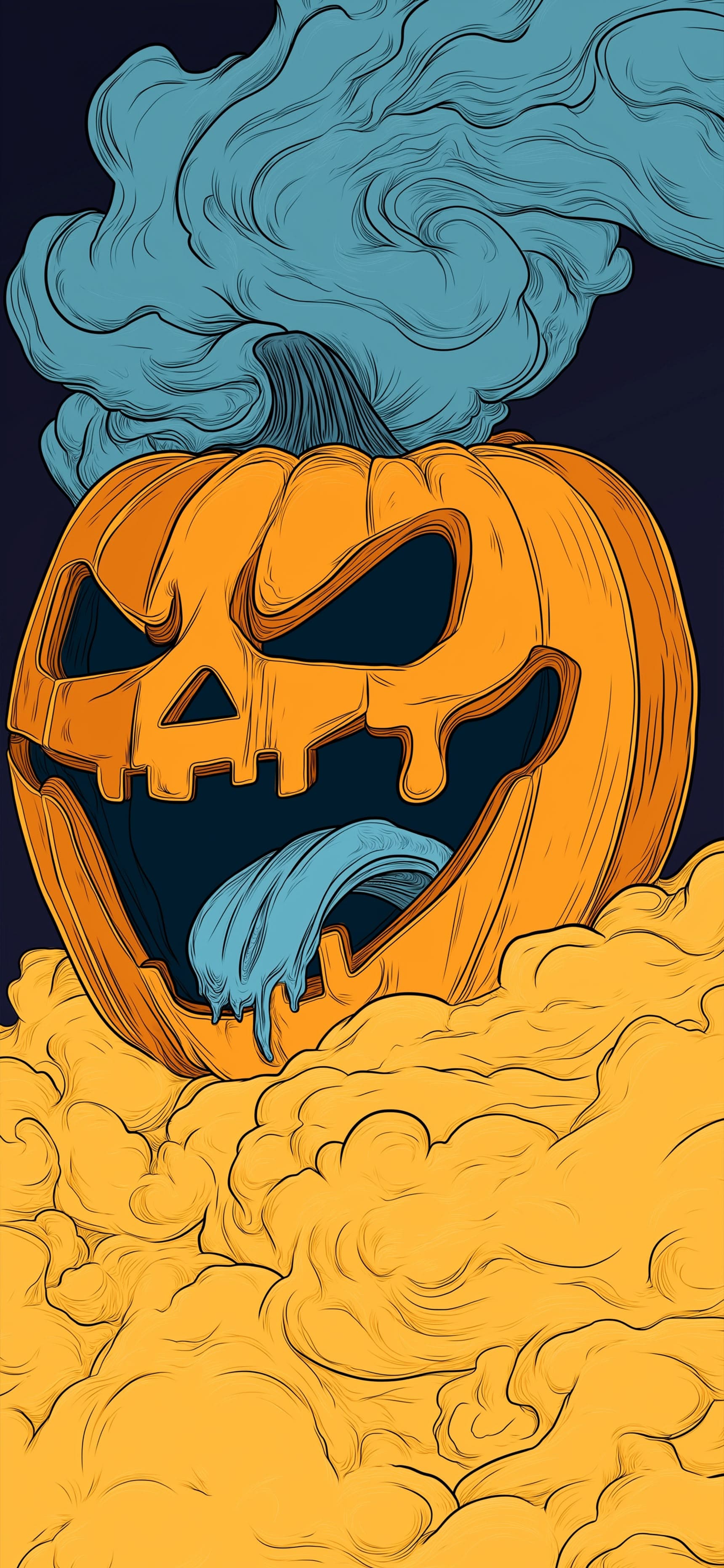 Melting Grin - Pro phone wallpaper