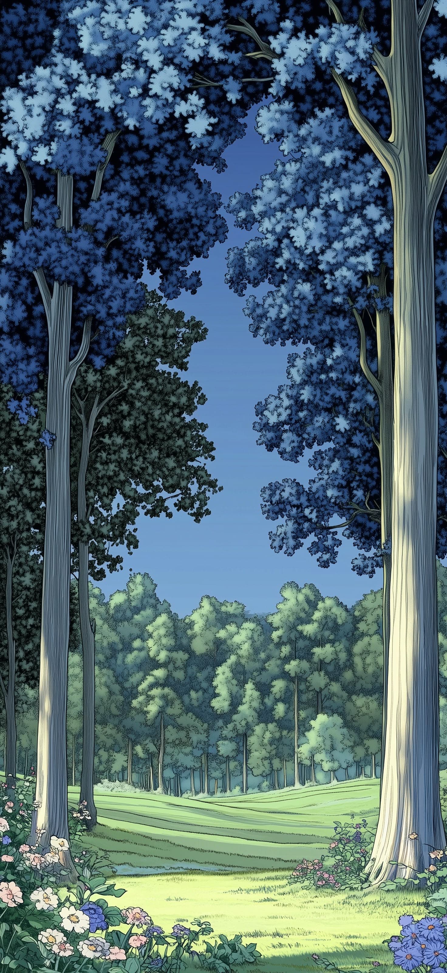 Forest Path - Pro phone wallpaper