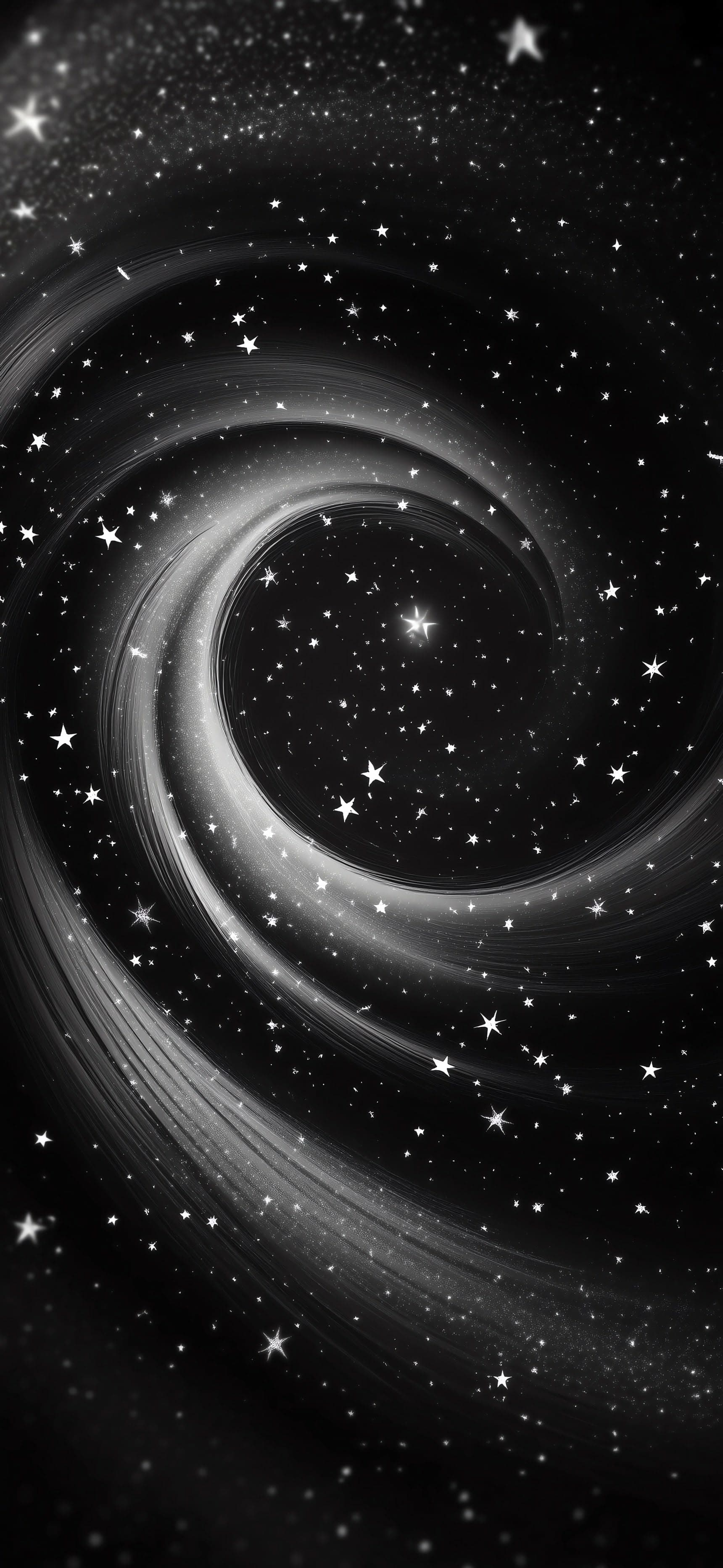 Swirling Star Stream - Pro phone wallpaper