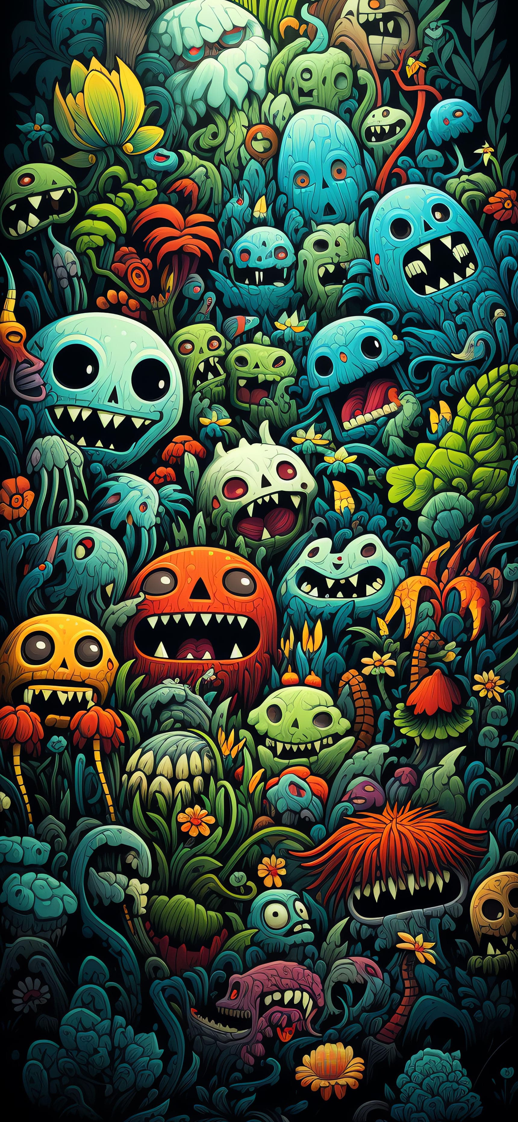 Monster Garden - Pro phone wallpaper