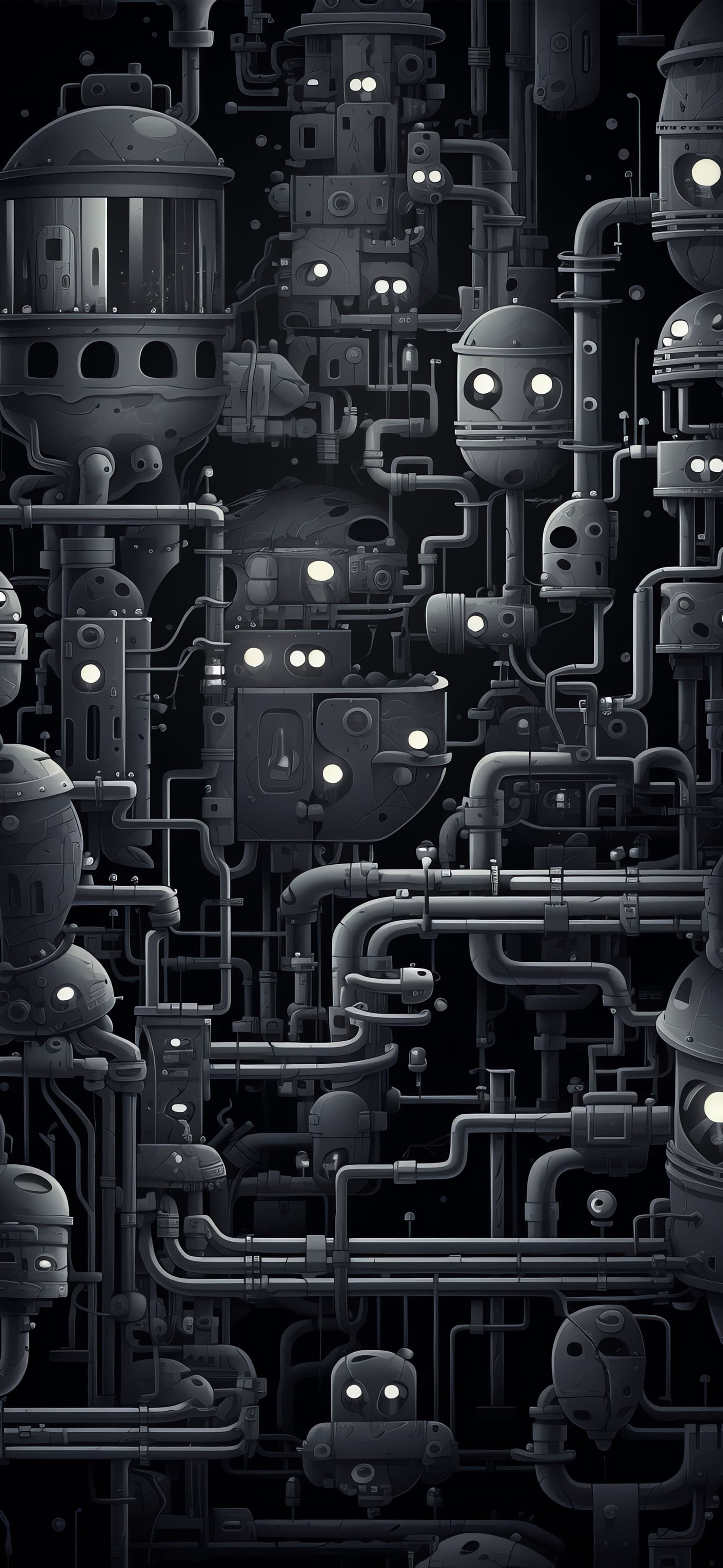 Mechanical City - Pro phone wallpaper