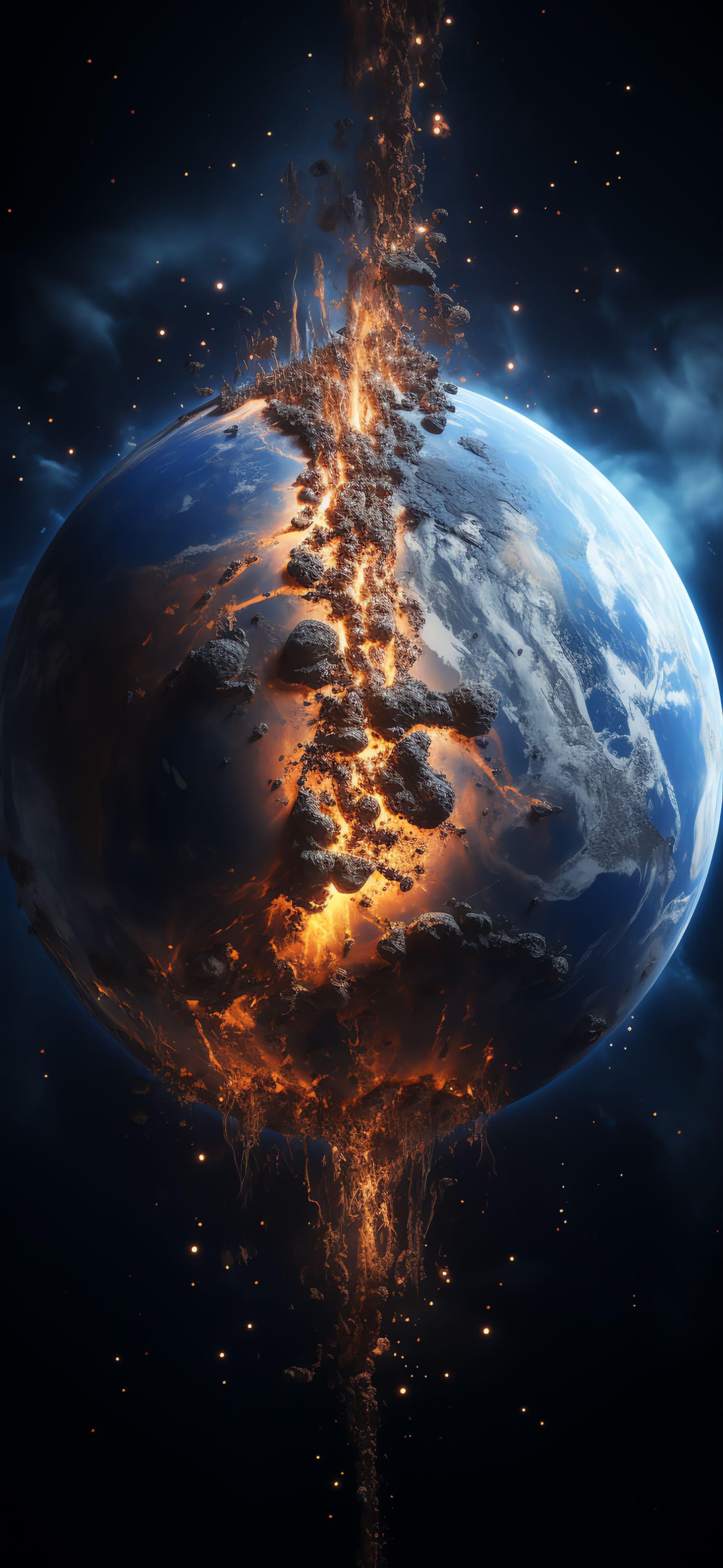 Planetary Destruction - Pro phone wallpaper