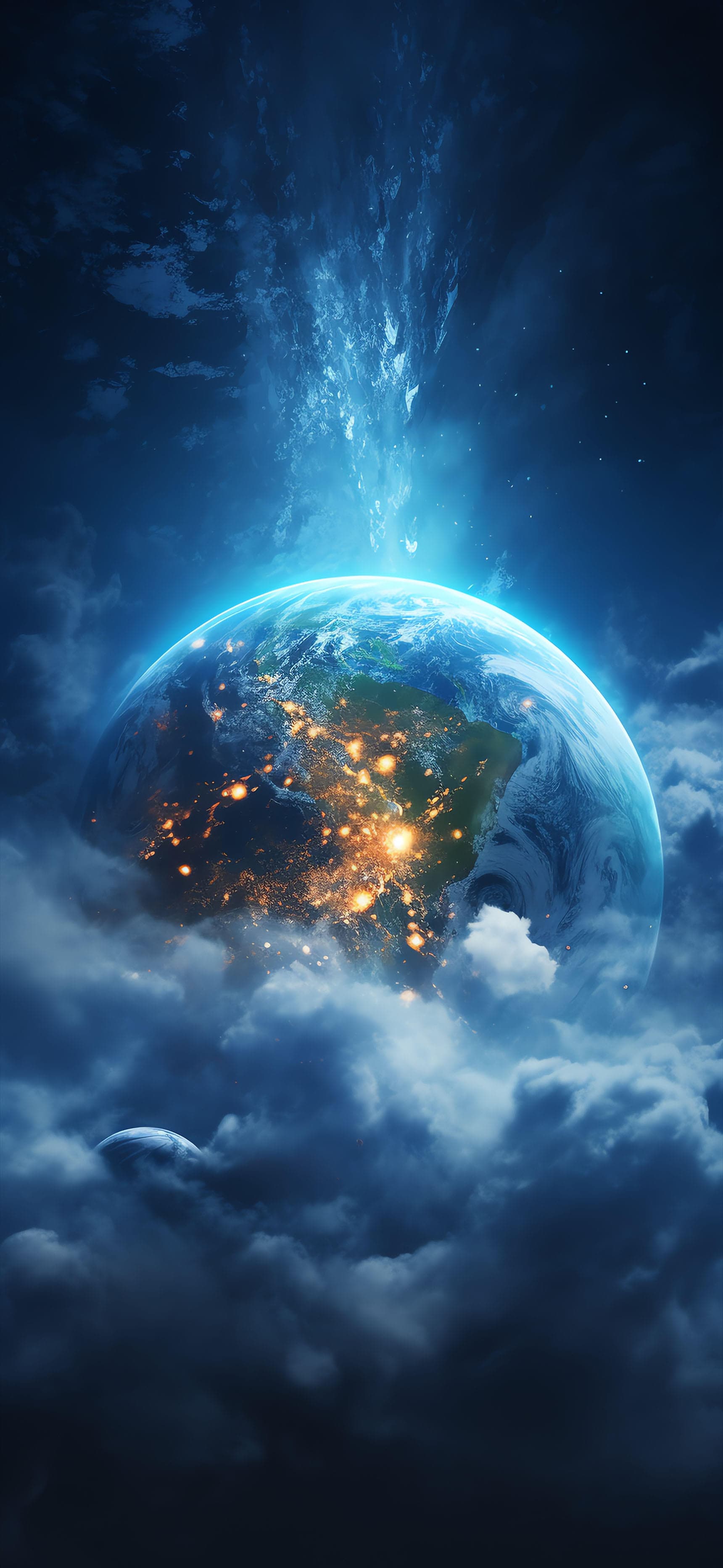 Planetary Cloudscape - Pro phone wallpaper