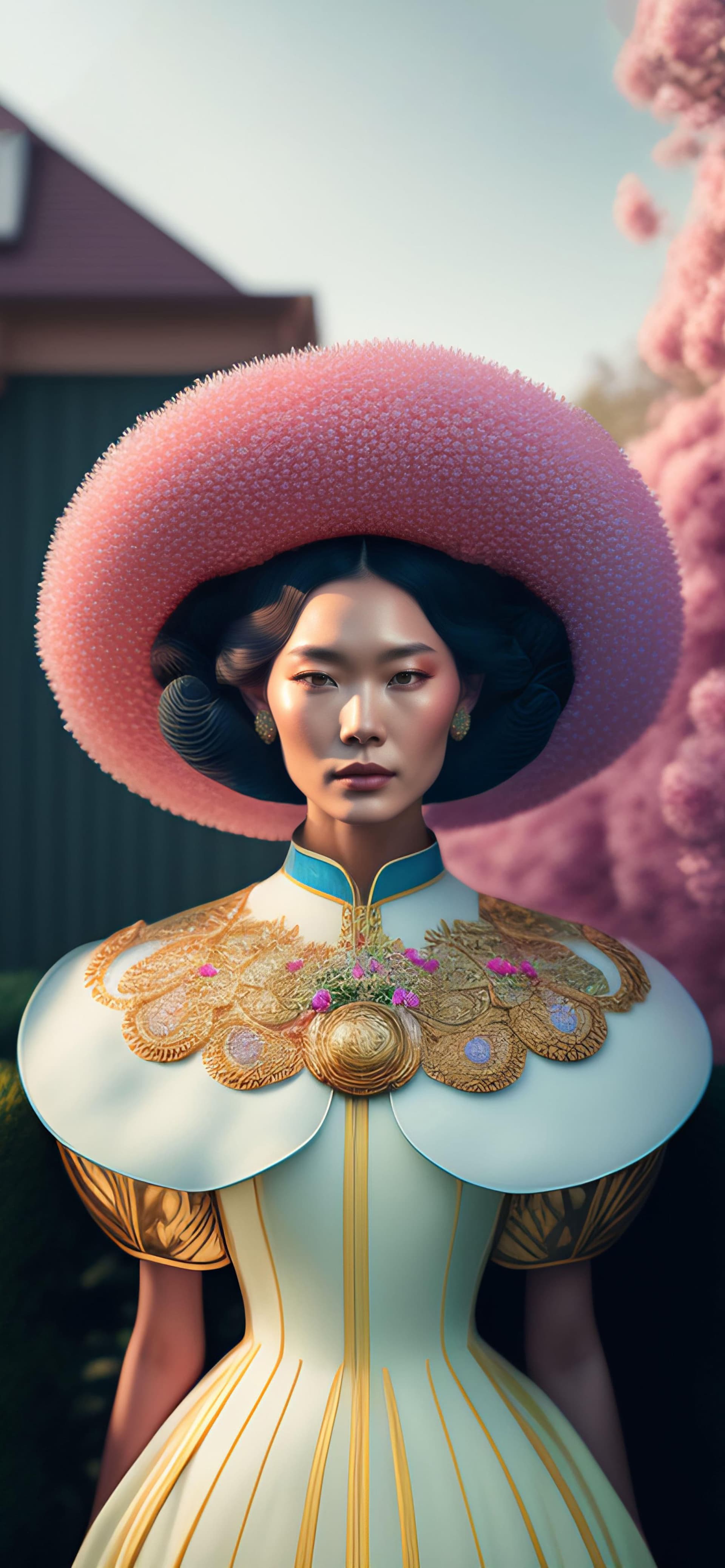Pink Hat Beauty - Pro phone wallpaper