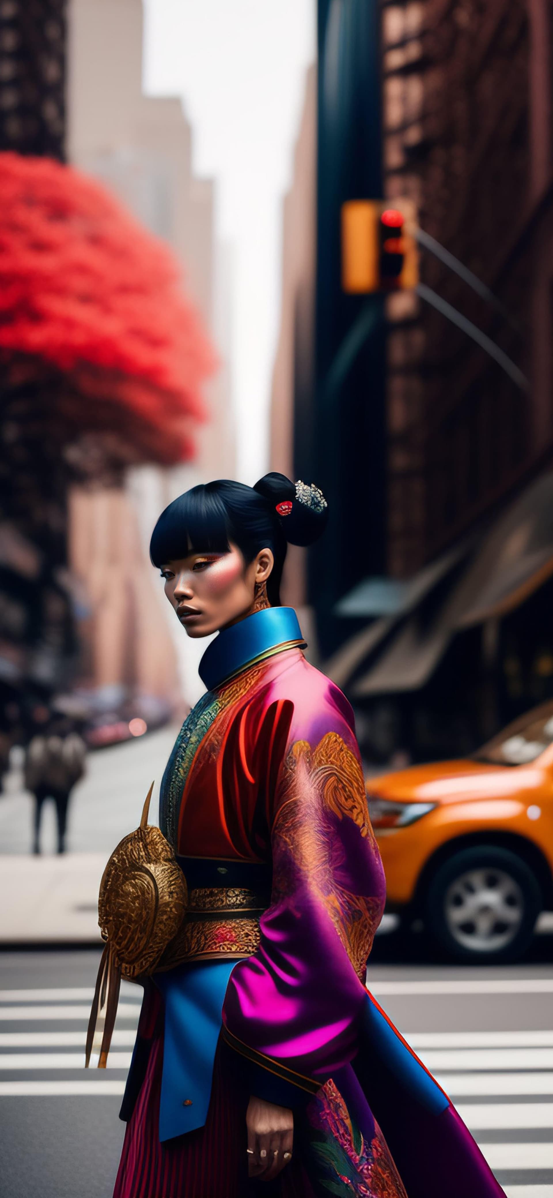 Urban Regal Beauty - Pro phone wallpaper