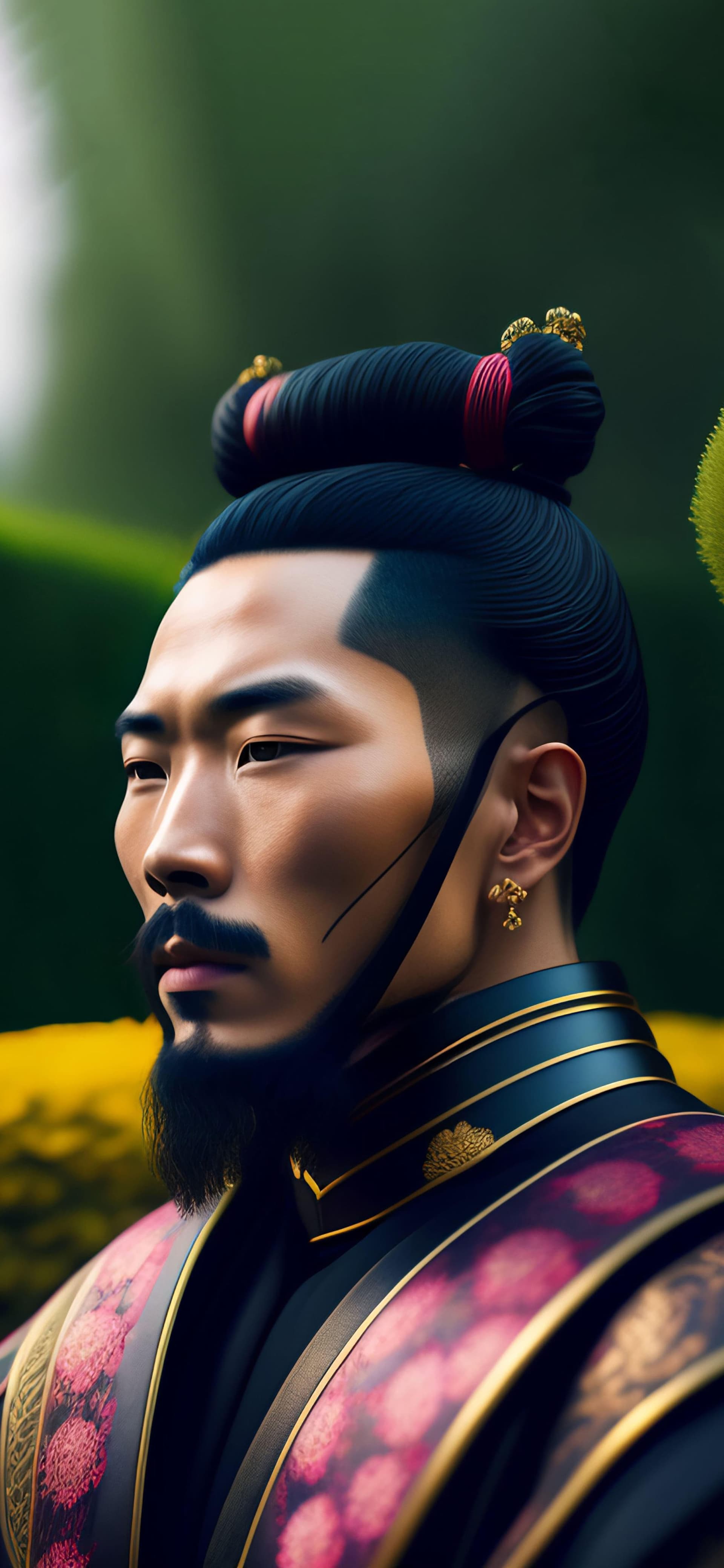 Regal Asian Gentleman - Pro phone wallpaper