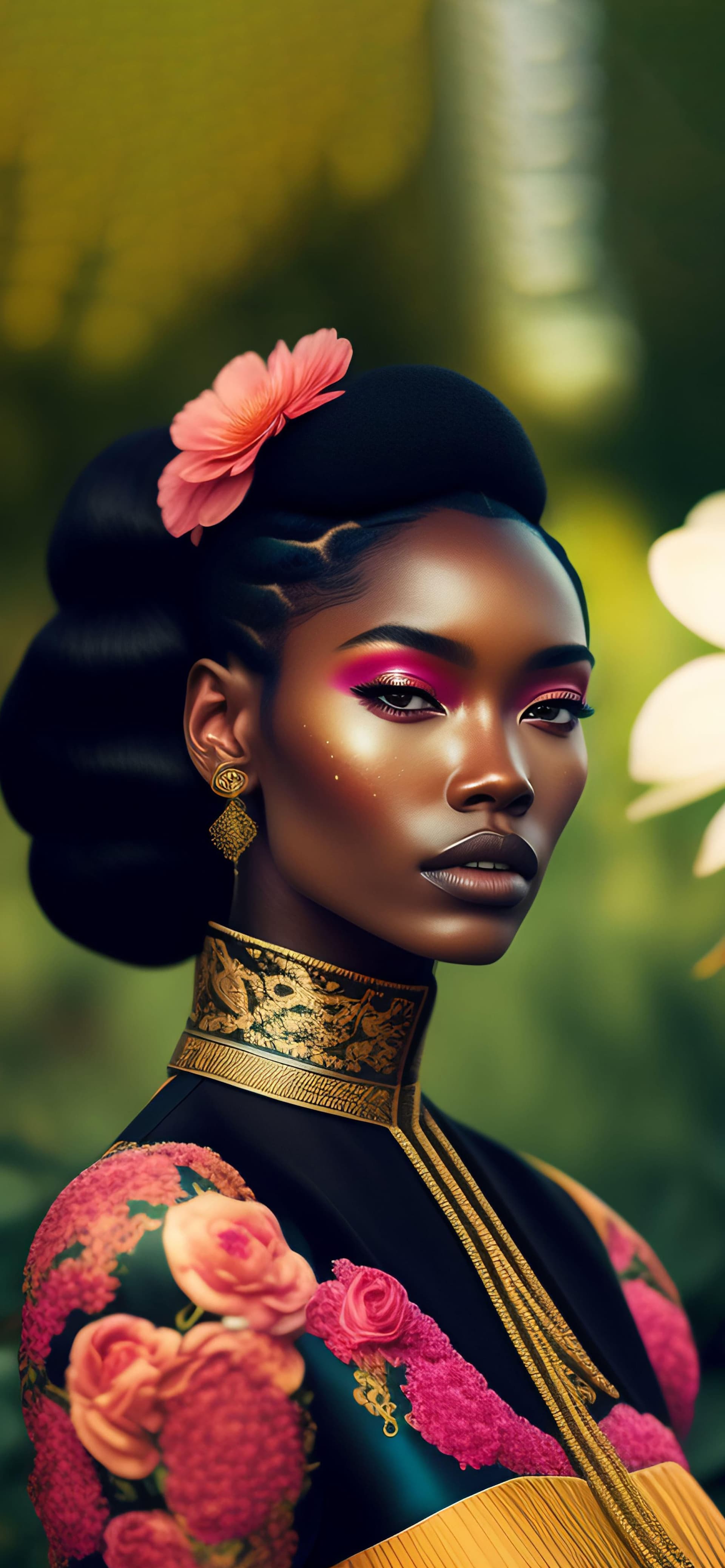 Elegant Floral Beauty - Pro phone wallpaper