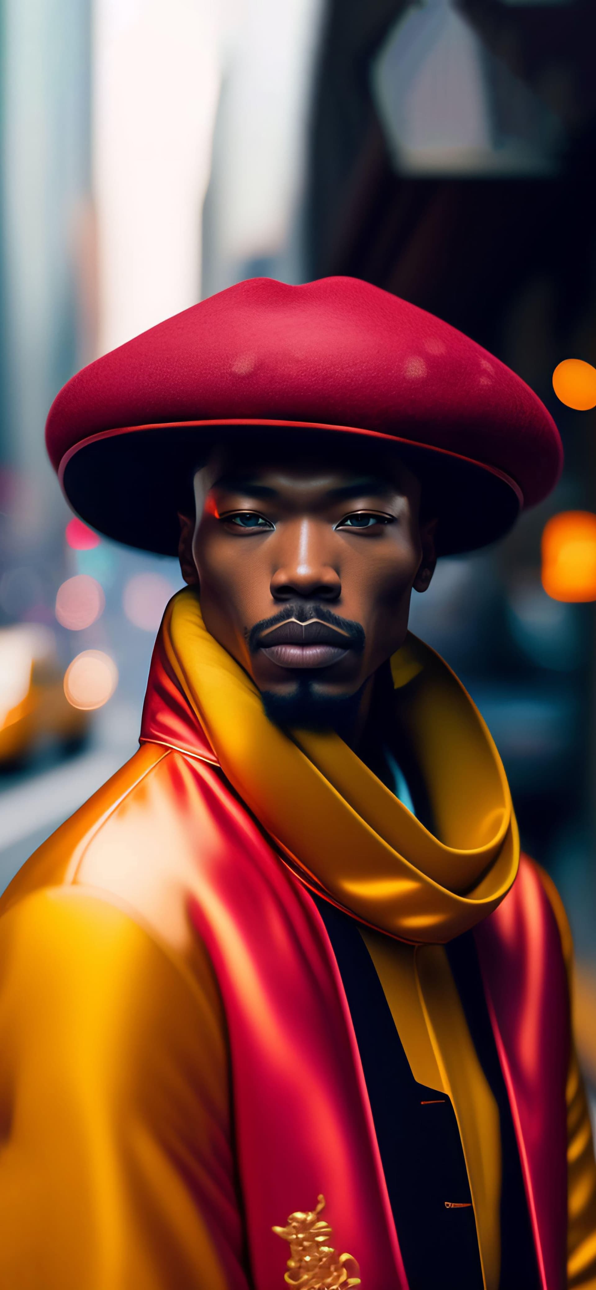 Urban Red Beret - Pro phone wallpaper