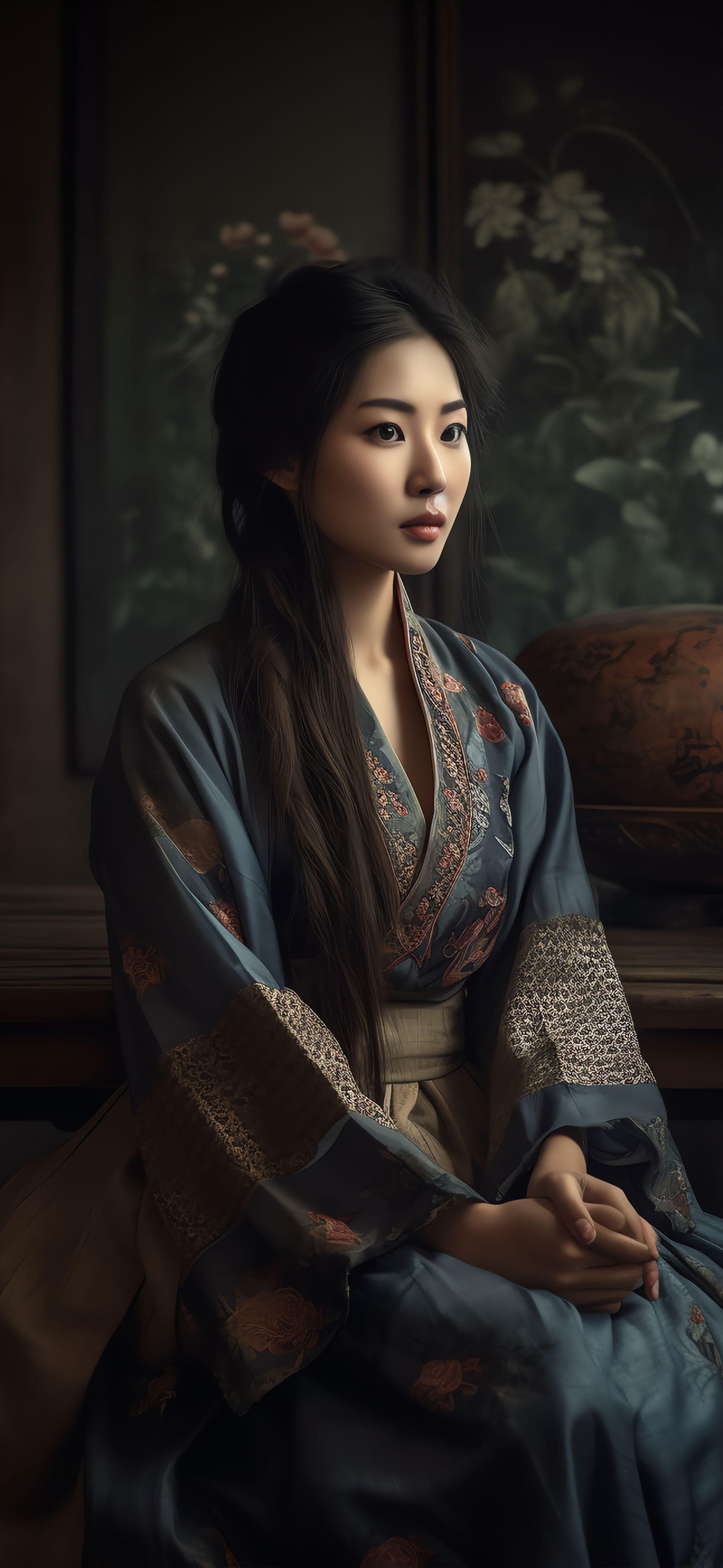 Asian Beauty Portrait - Pro phone wallpaper