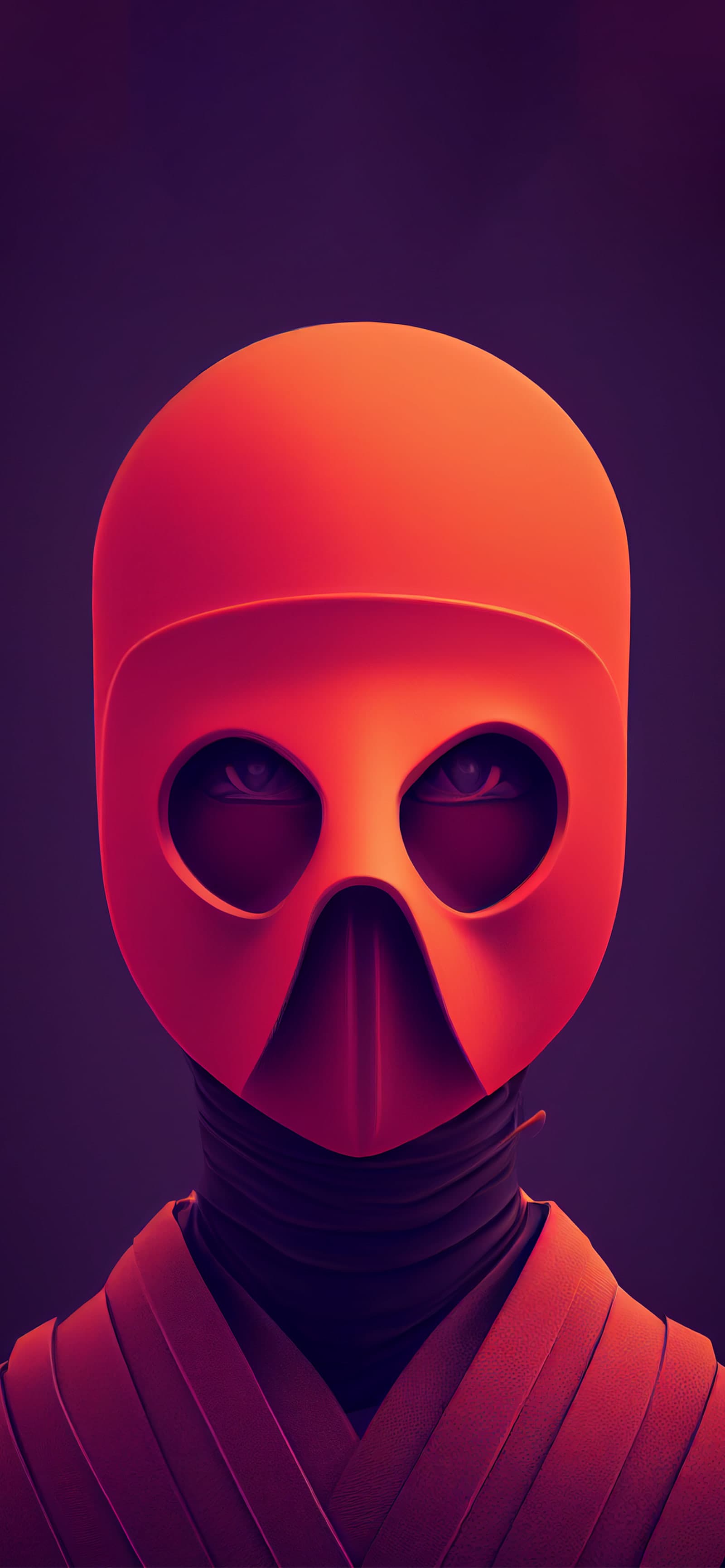 Crimson Mask - Pro phone wallpaper