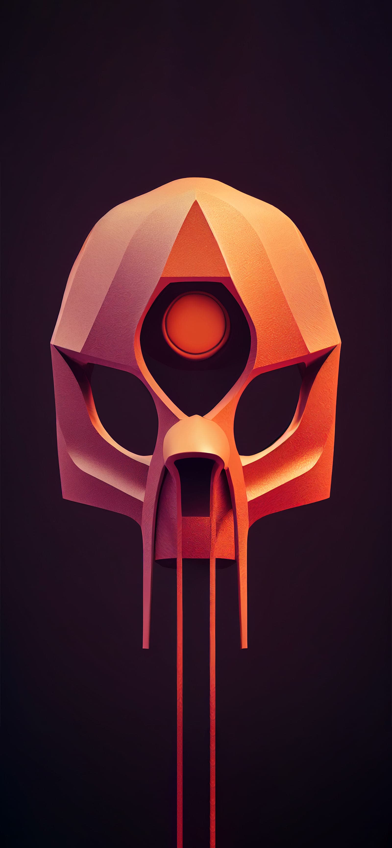 Geometric Mask - Pro phone wallpaper