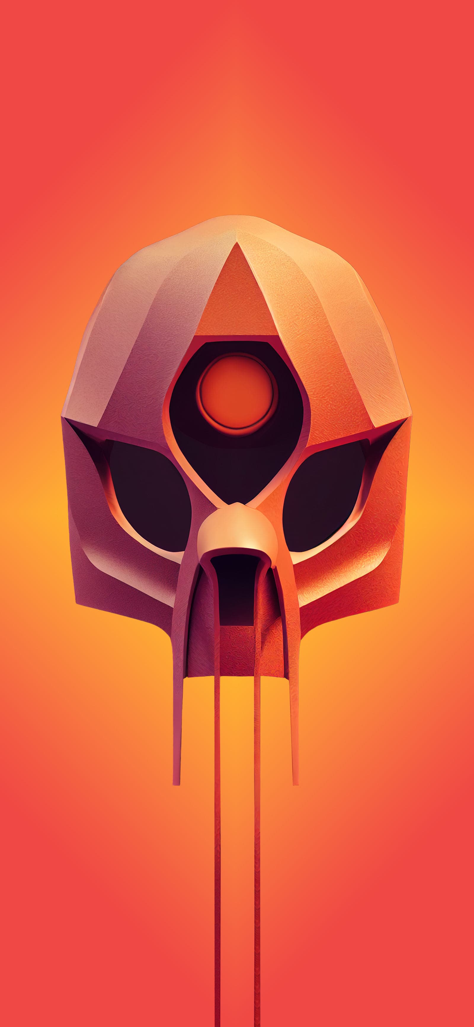 Fiery Mask - Pro phone wallpaper