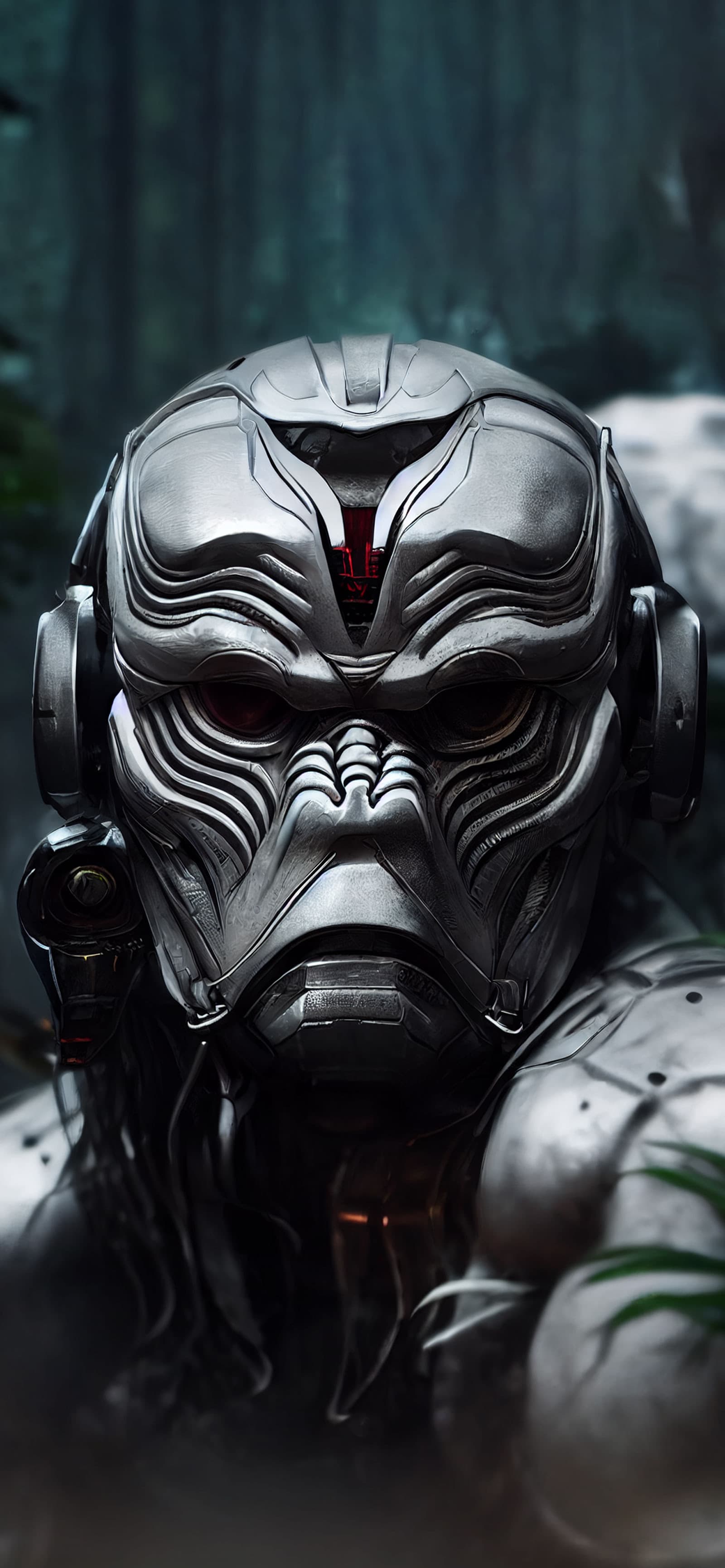 Alien Warrior Portrait - Pro phone wallpaper