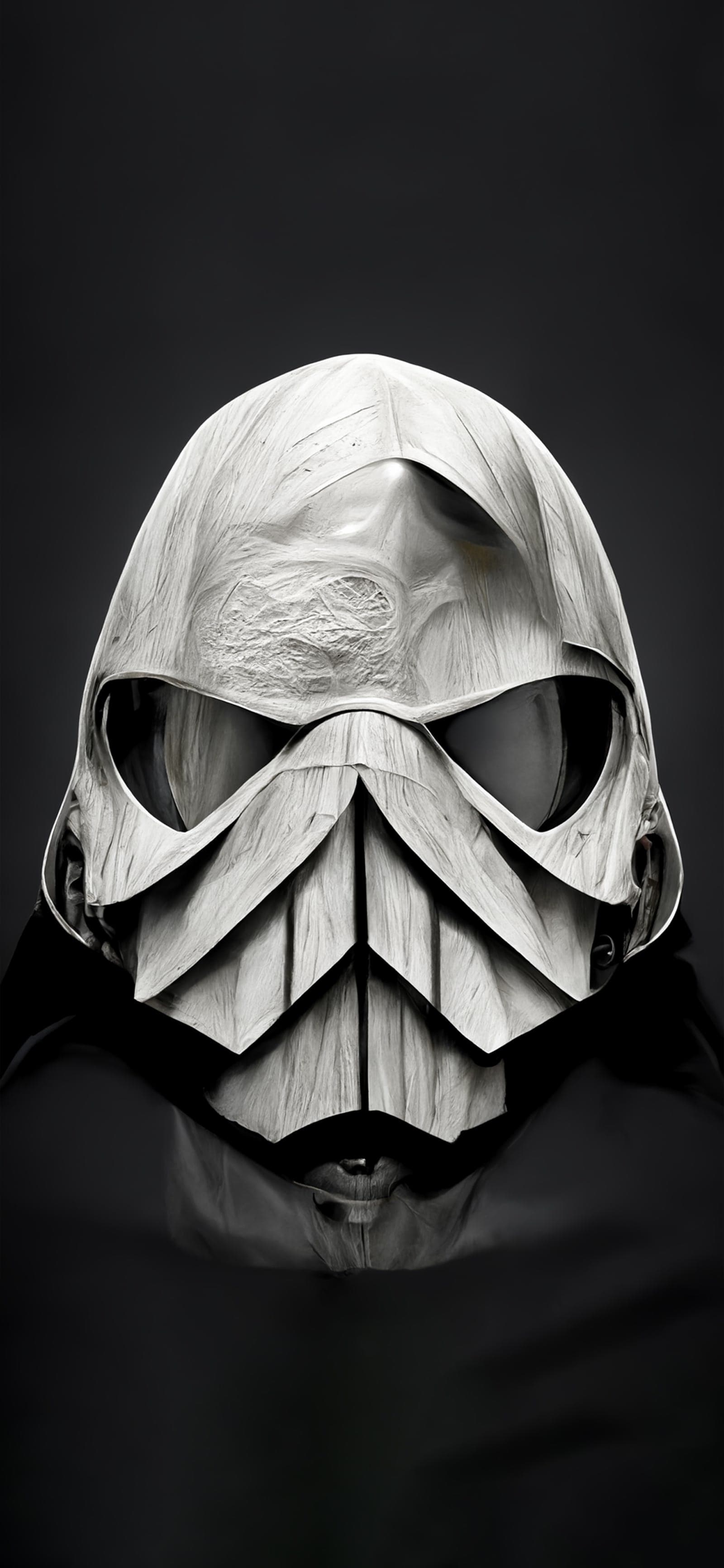 Stone Stormtrooper Mask - Pro phone wallpaper
