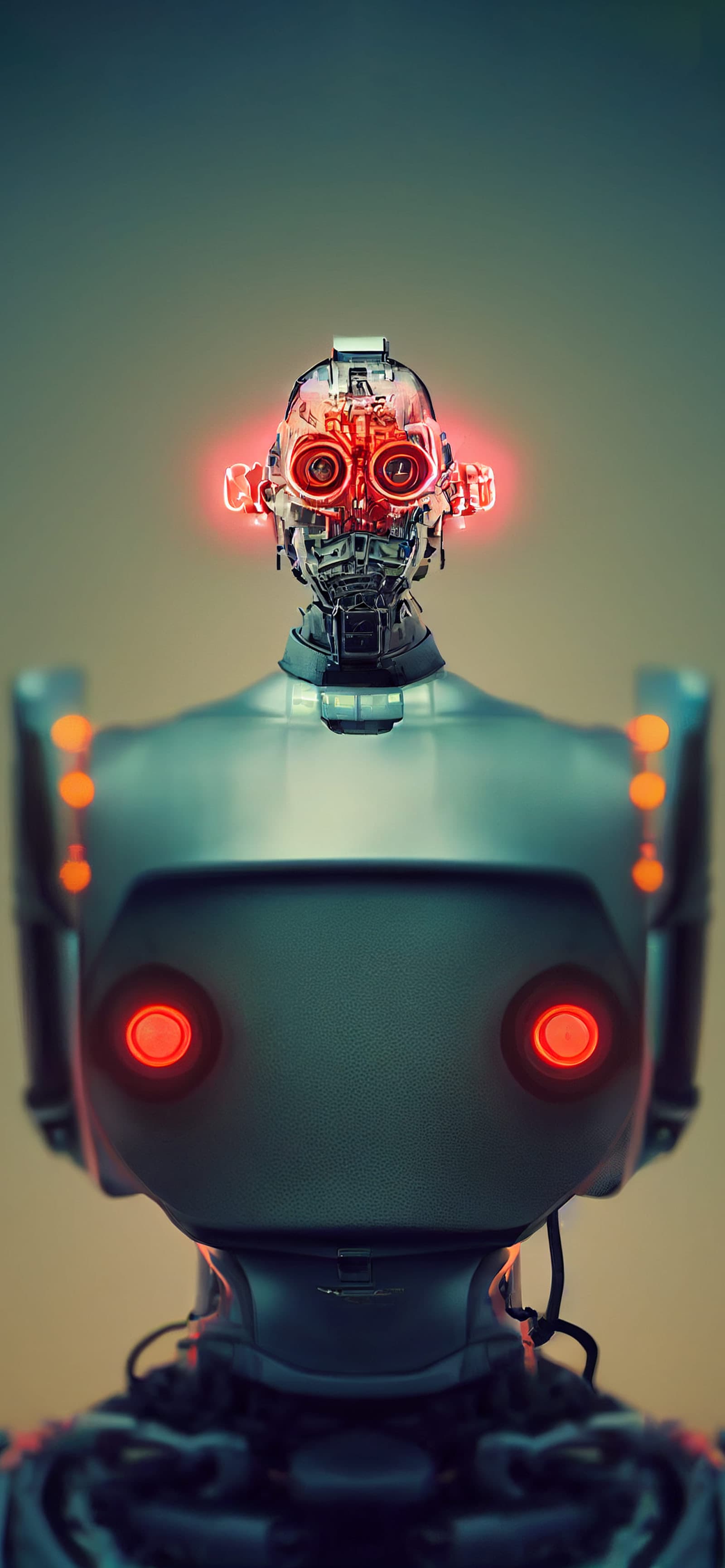 Robotic Gaze - Pro phone wallpaper