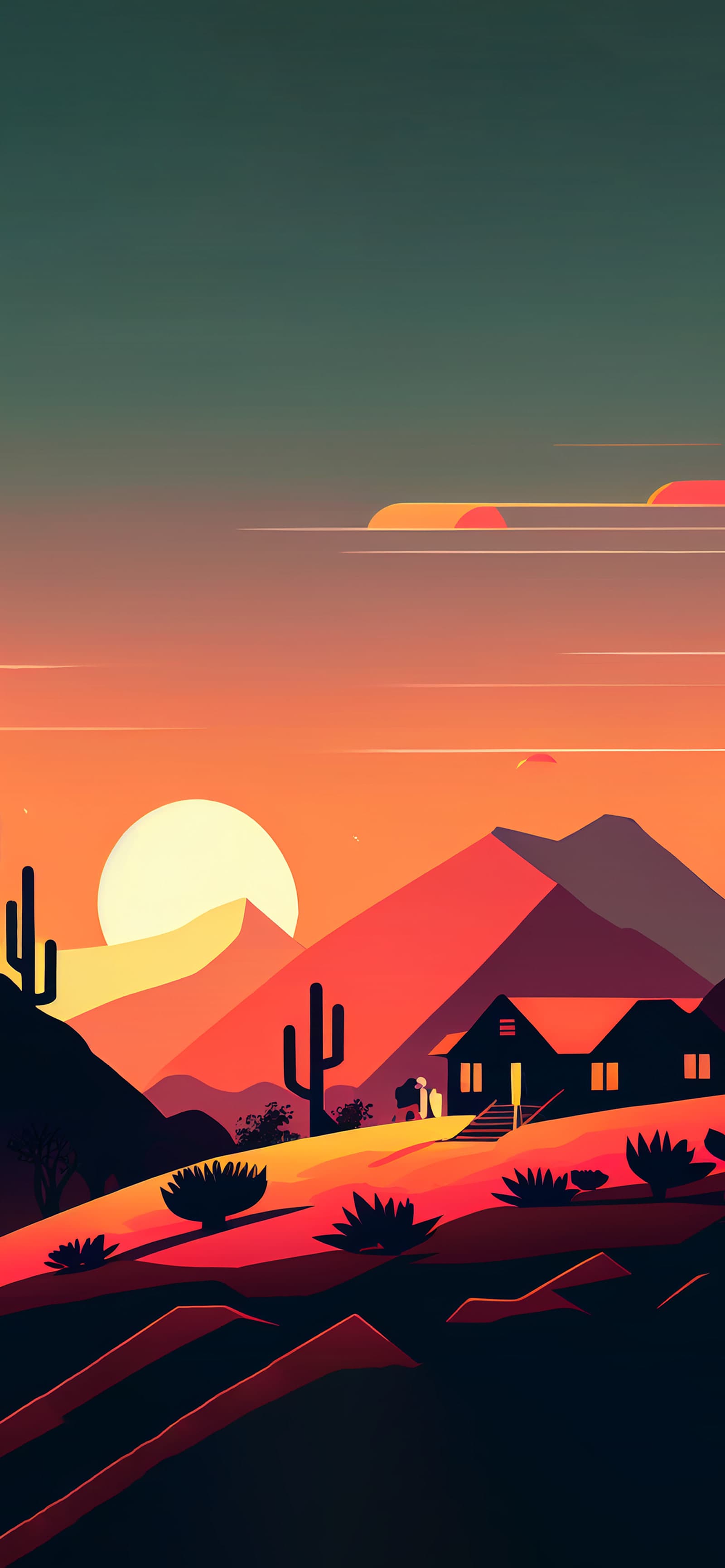 Desert Home - Pro phone wallpaper