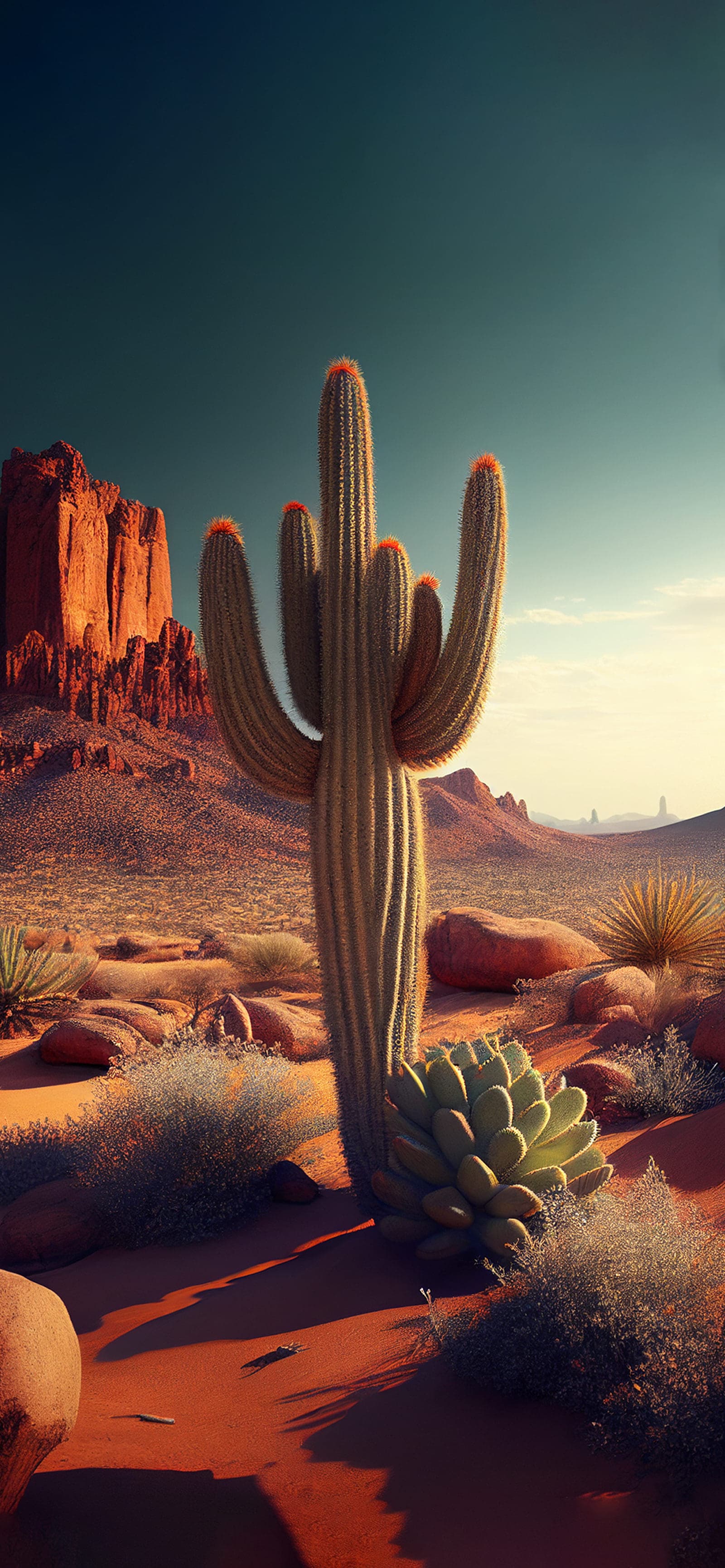 Desert Cactus - Pro phone wallpaper