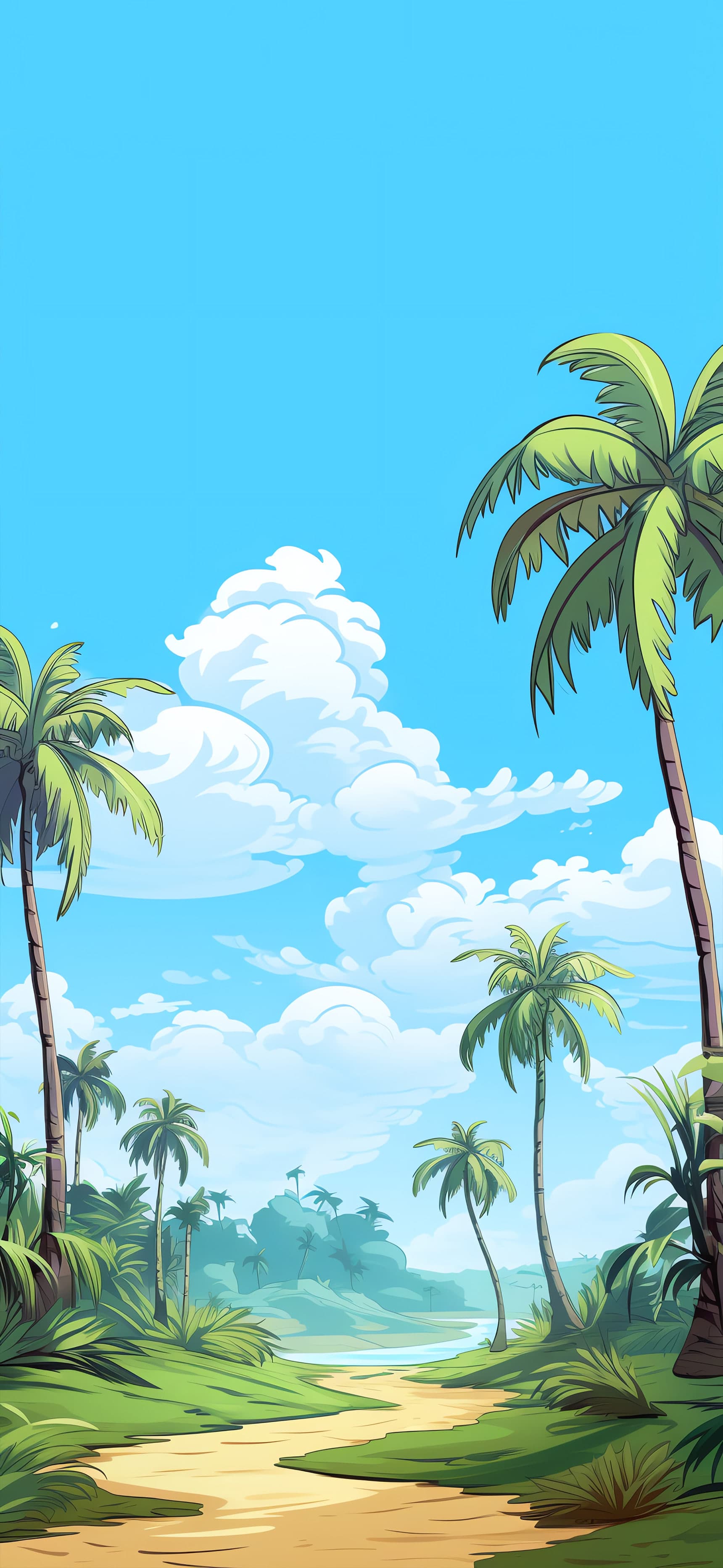 Tropical Path - Pro phone wallpaper