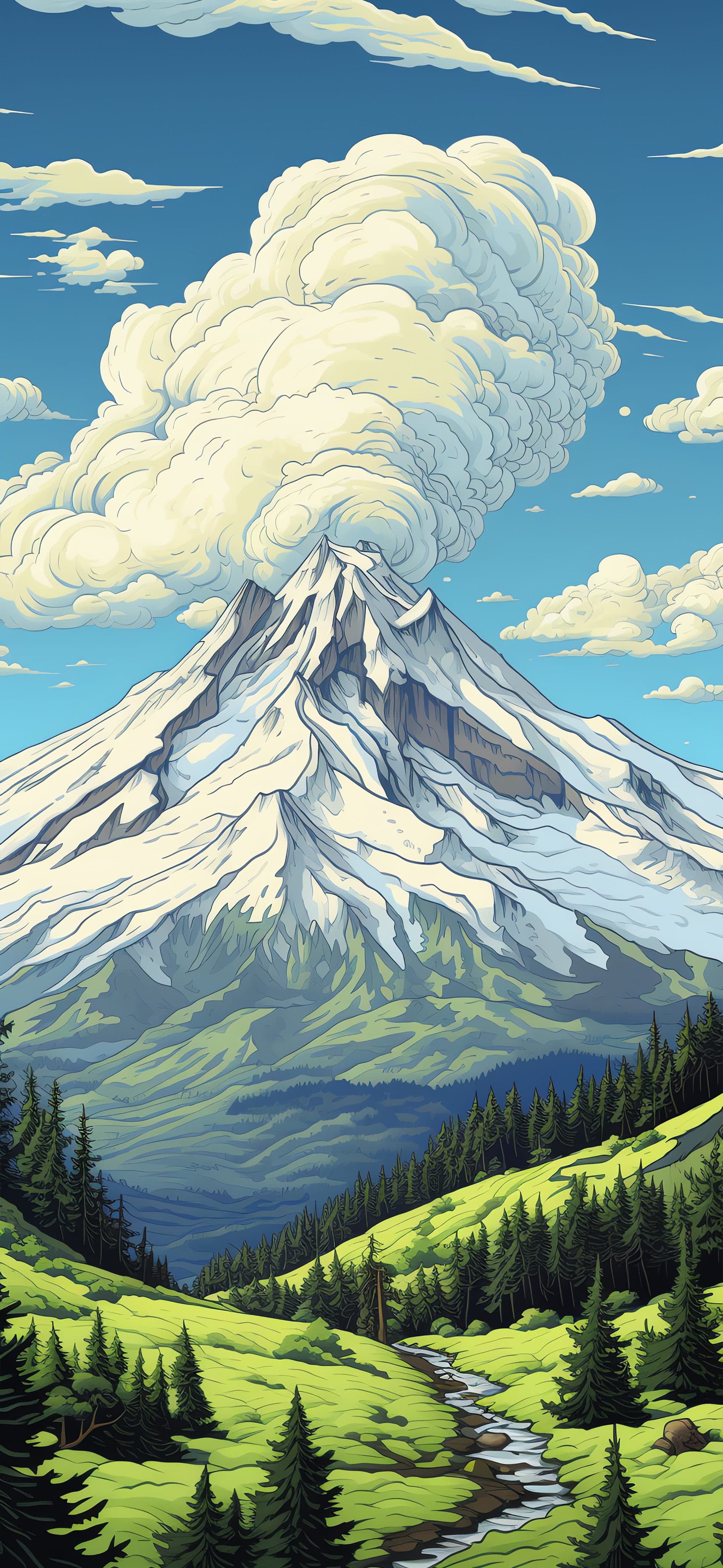 Mountain Majesty - Pro phone wallpaper