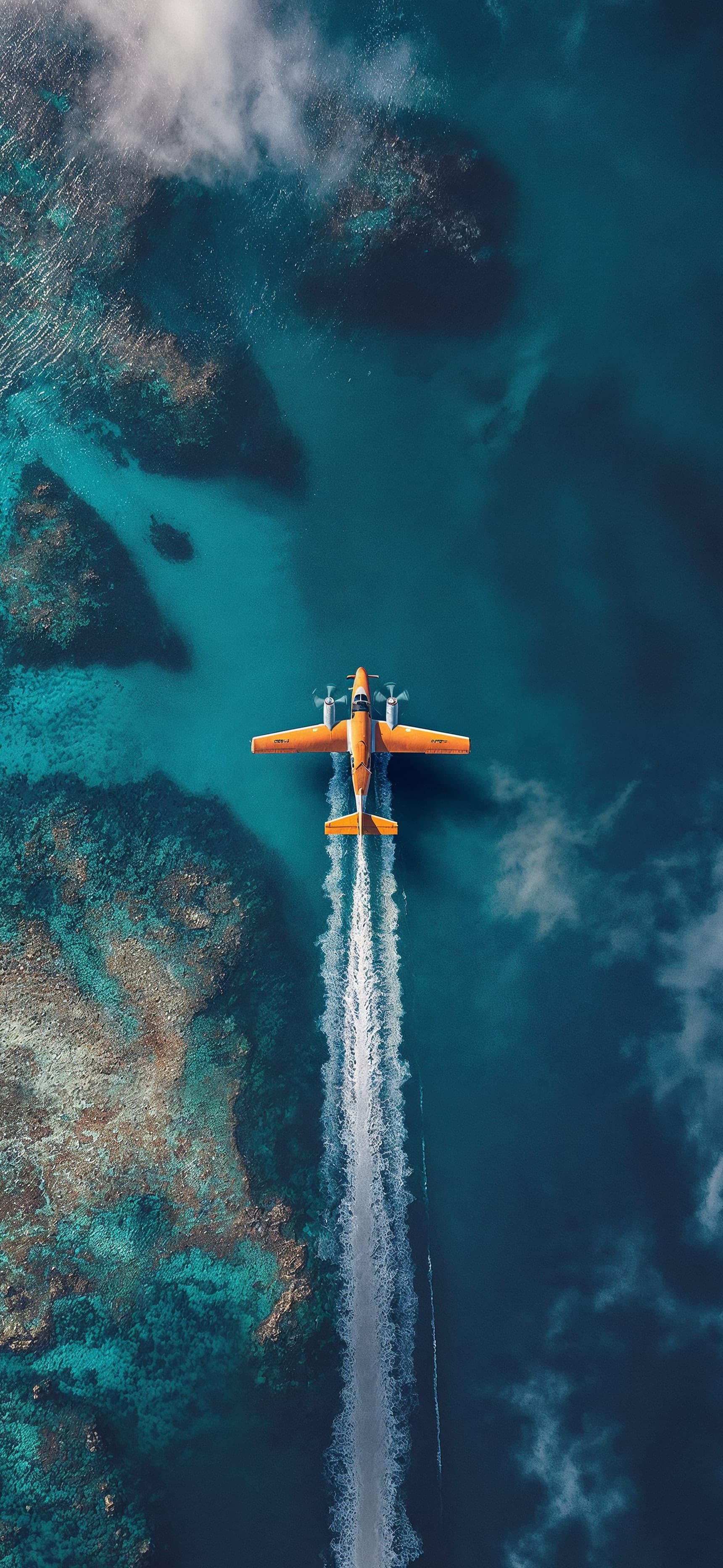 Aerial Plane View - Pro phone wallpaper